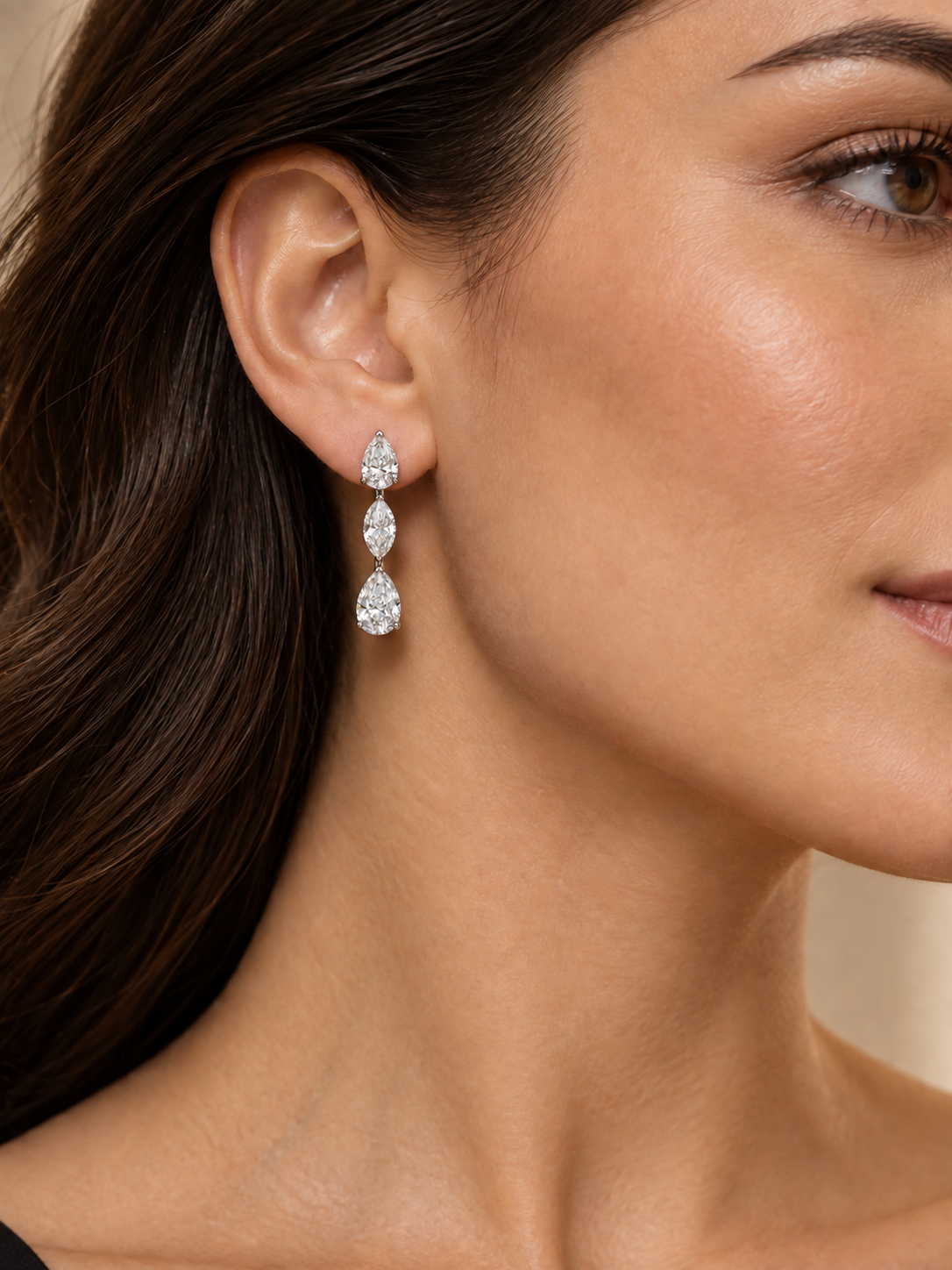 Zevrane Calreth Lab Grown Diamond Earring