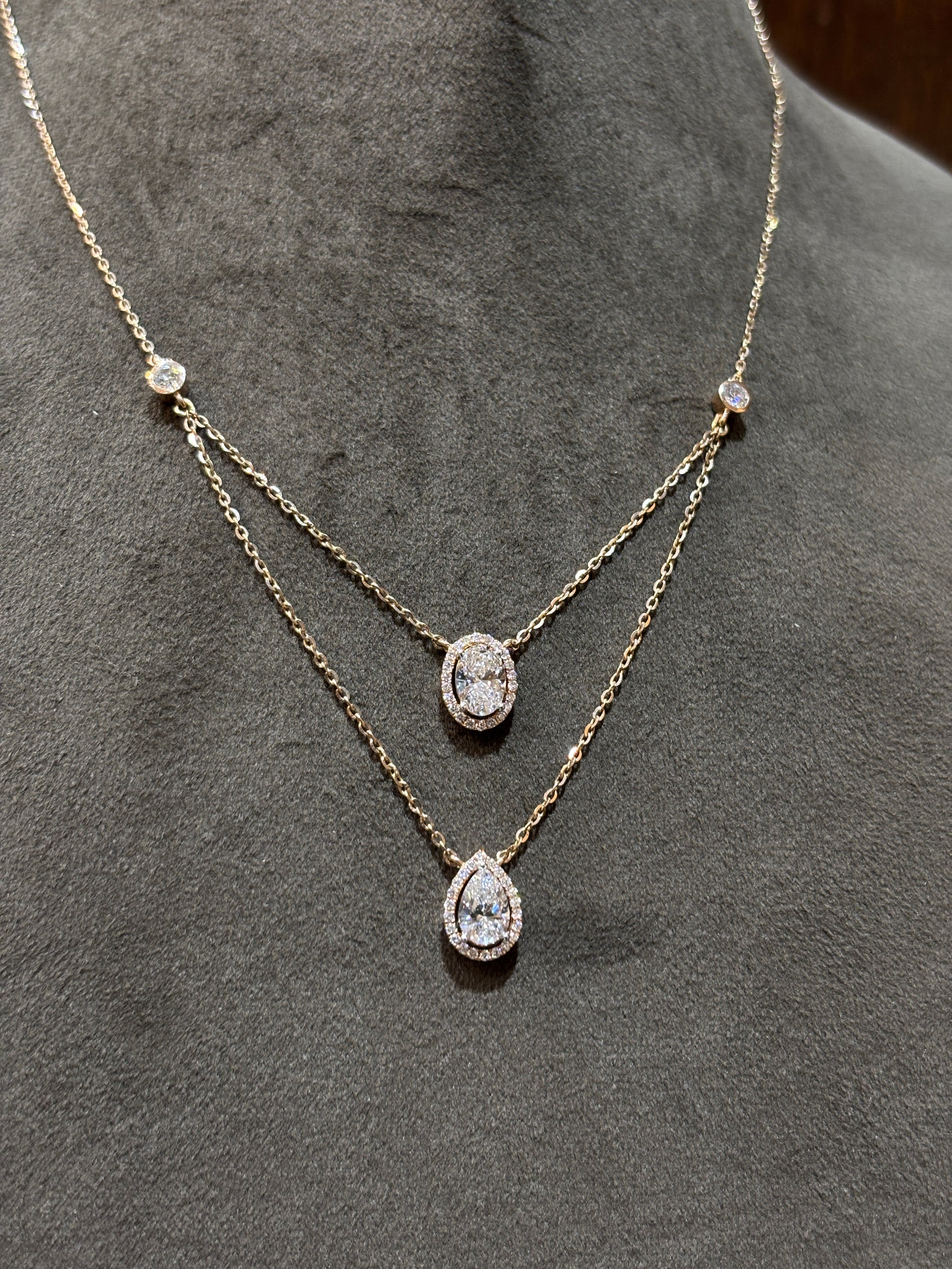 Serene Horizon Lab Diamond Necklace