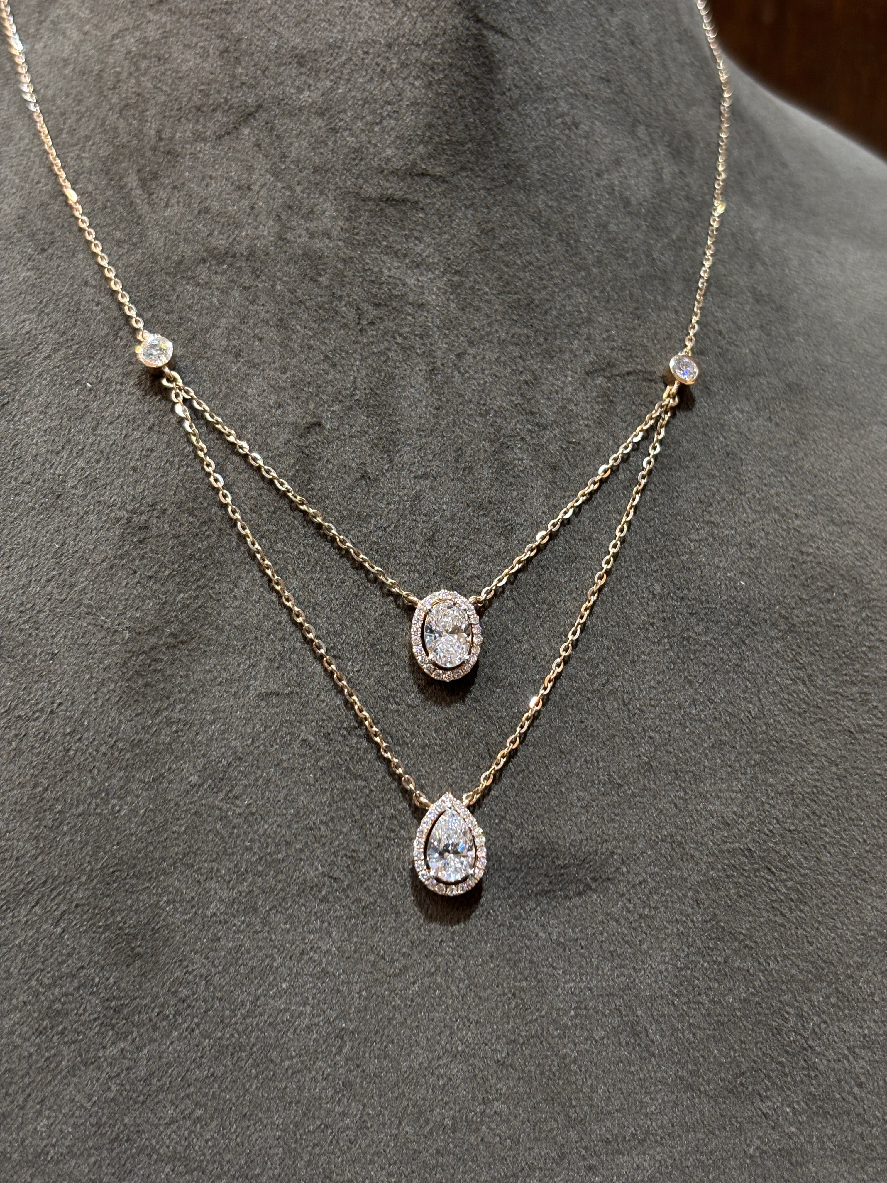 Serene Horizon Lab Diamond Necklace