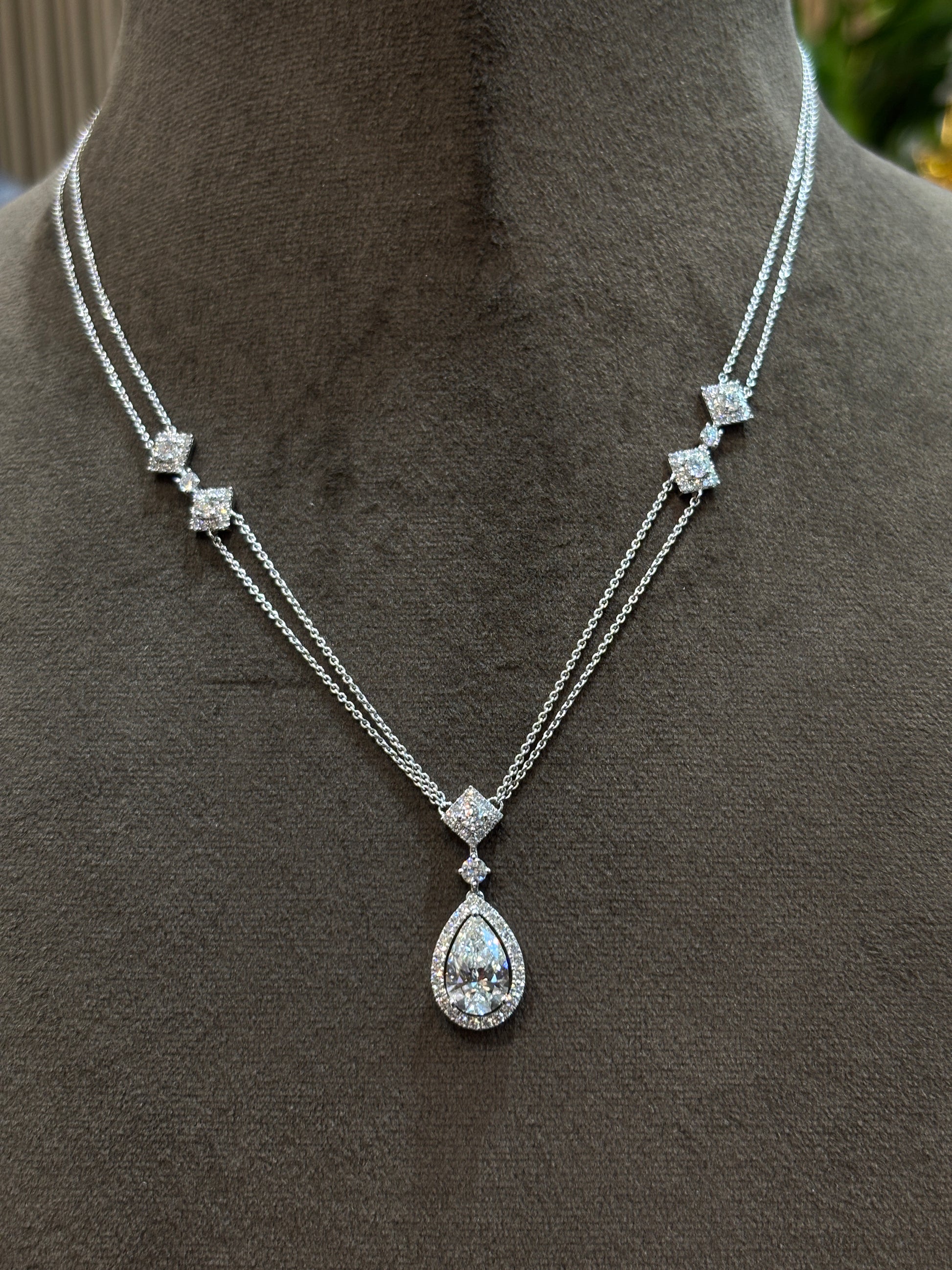 Dusk Memory Lab Diamond Necklace - Fiona Diamonds - Fiona Diamonds