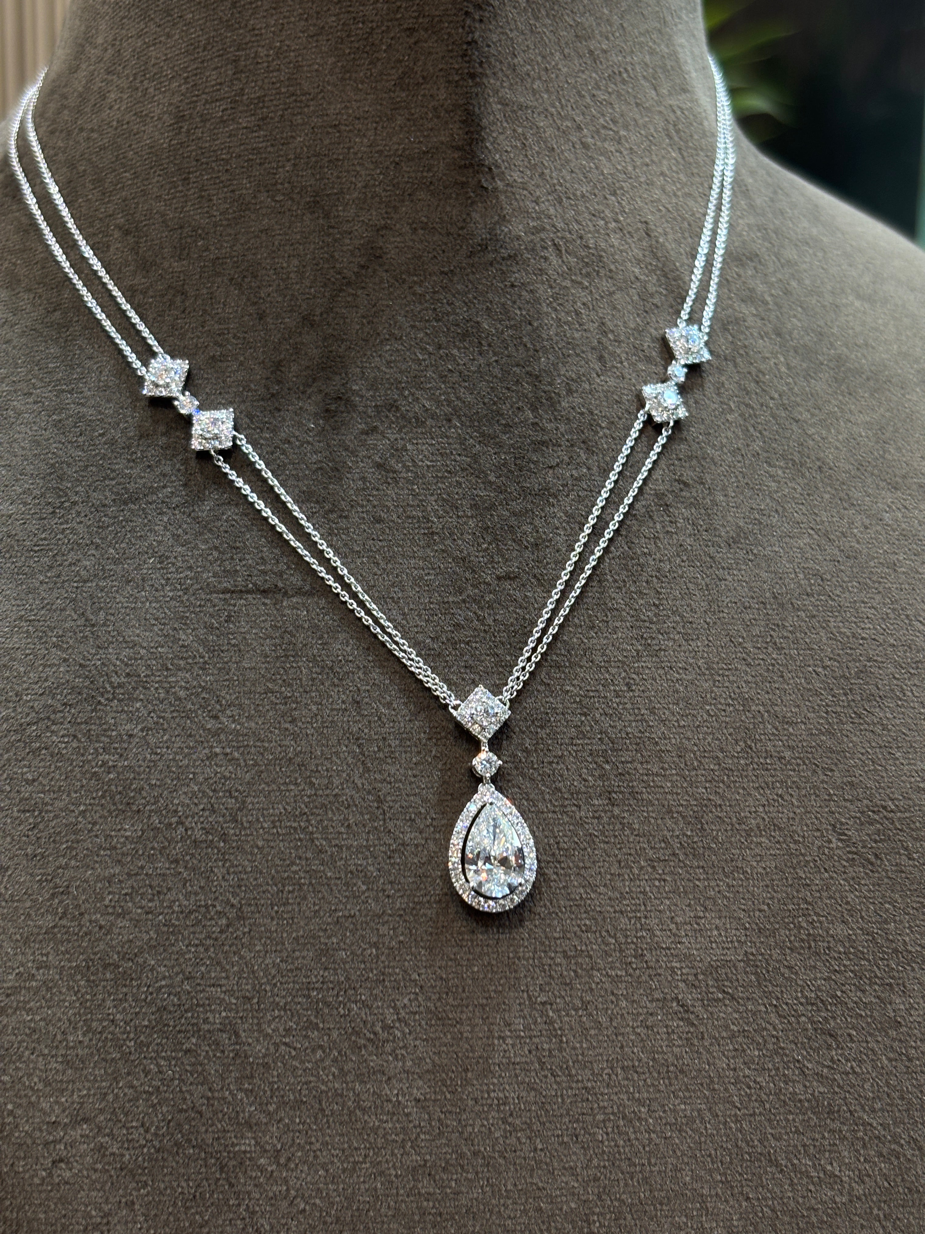 Dusk Memory Lab Diamond Necklace - Fiona Diamonds - Fiona Diamonds