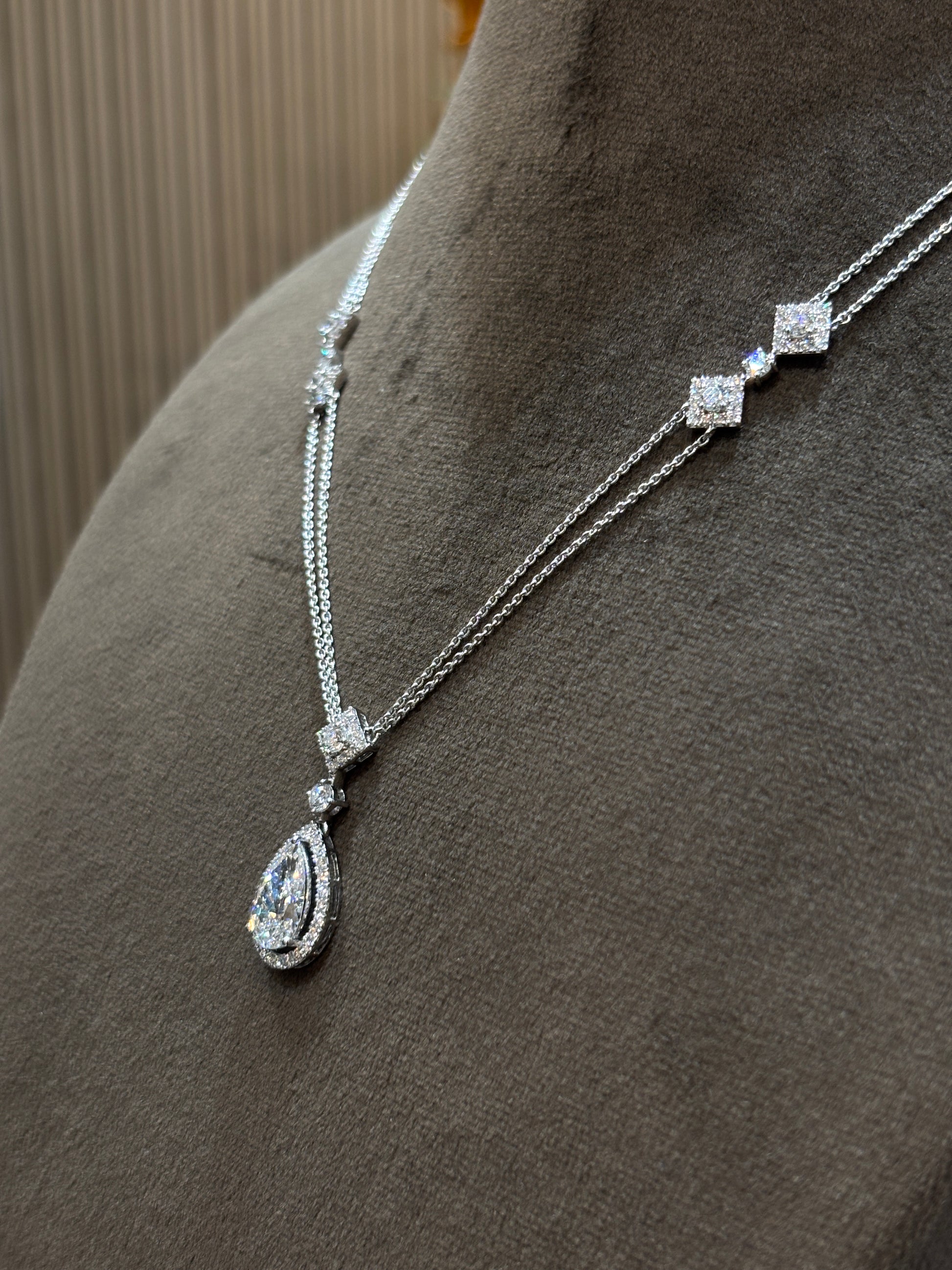 Dusk Memory Lab Diamond Necklace - Fiona Diamonds - Fiona Diamonds