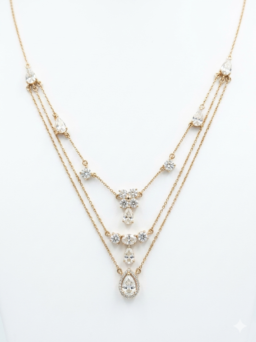 Crellox Myne Lab Diamond Necklace