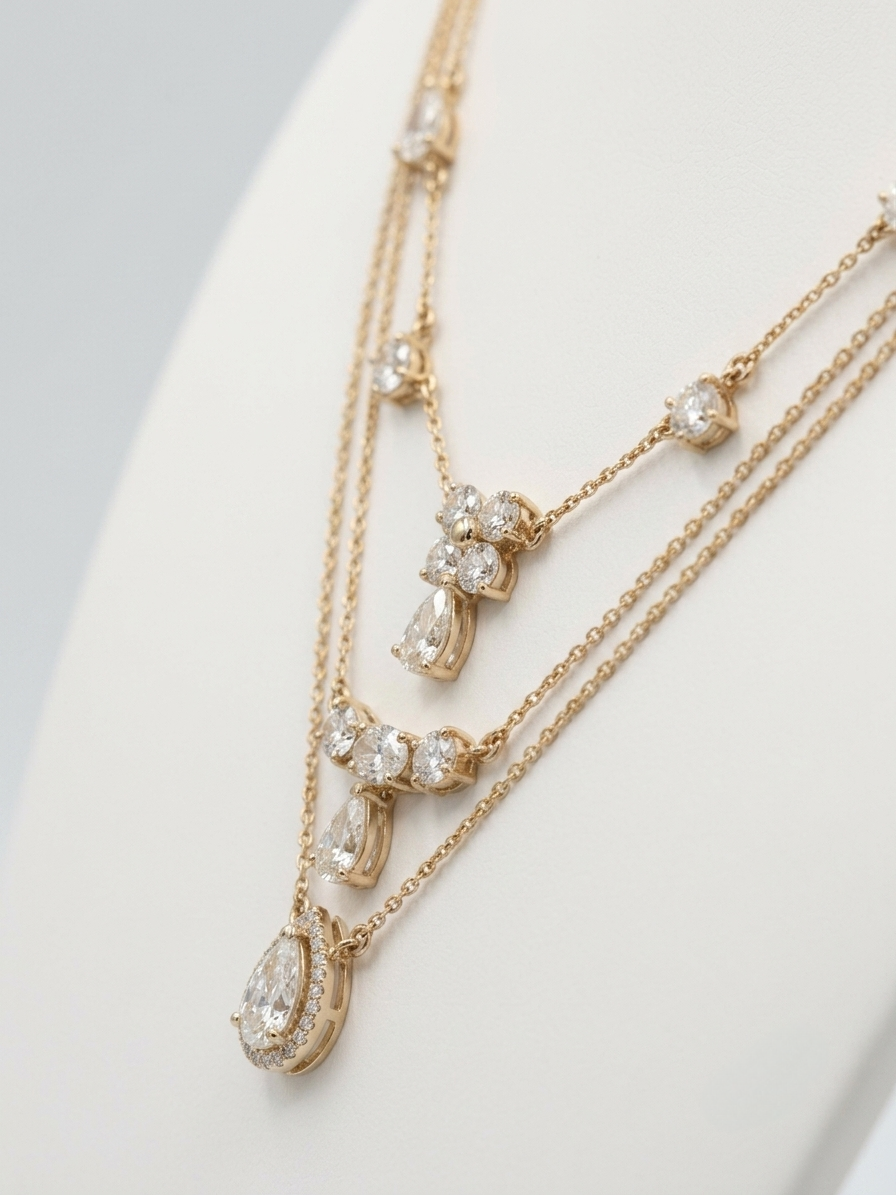 Crellox Myne Lab Diamond Necklace
