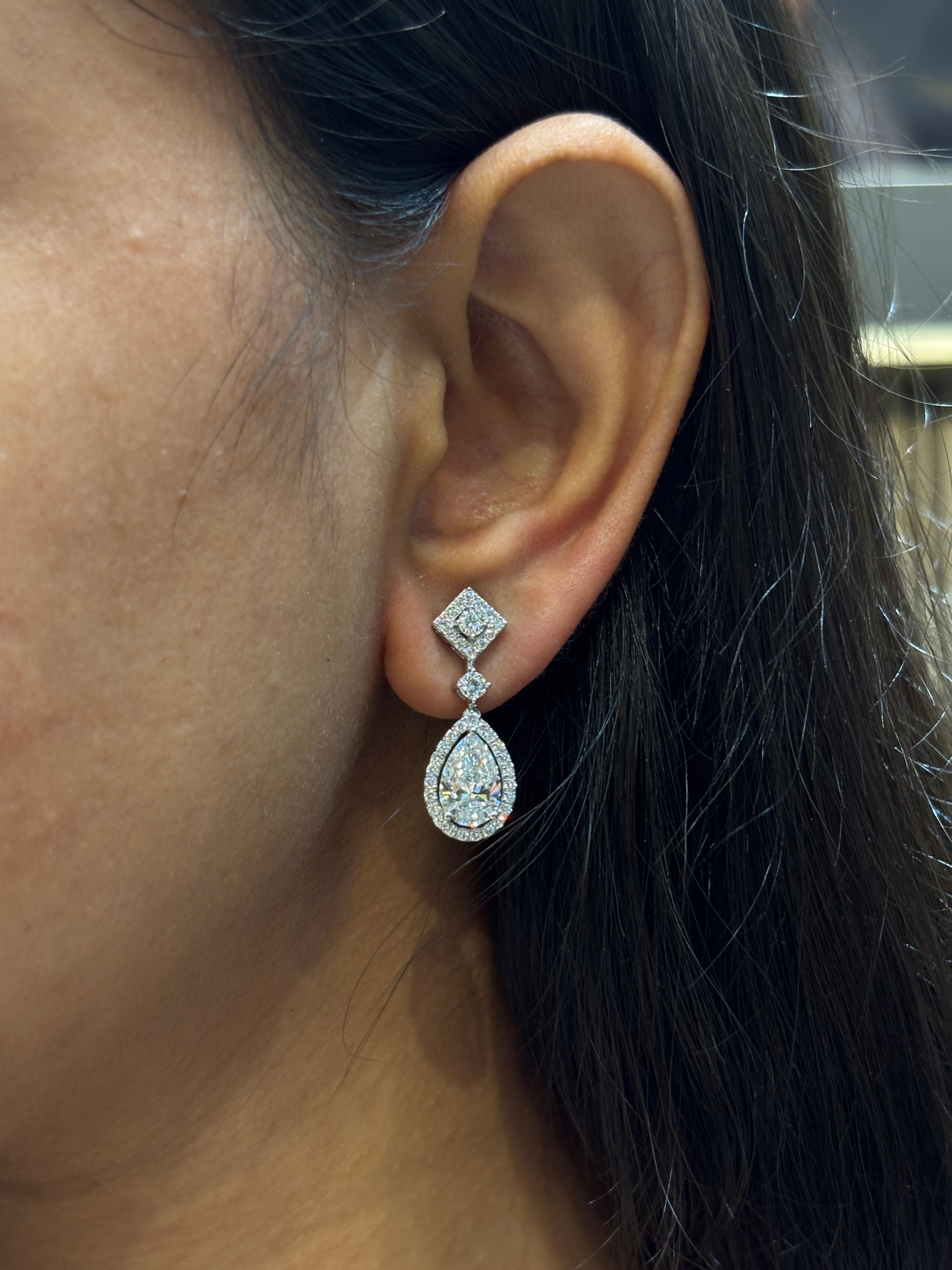 Crystal Verse Lab Diamond Earring - Fiona Diamonds - Fiona Diamonds