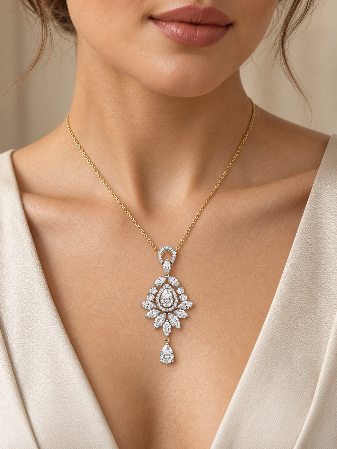 Thyvel Calreth Lab Grown Diamond Pendant
