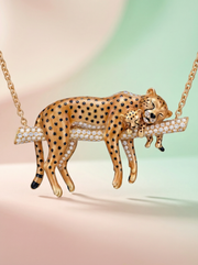 Cheetah Luxe Lab Diamond pendant