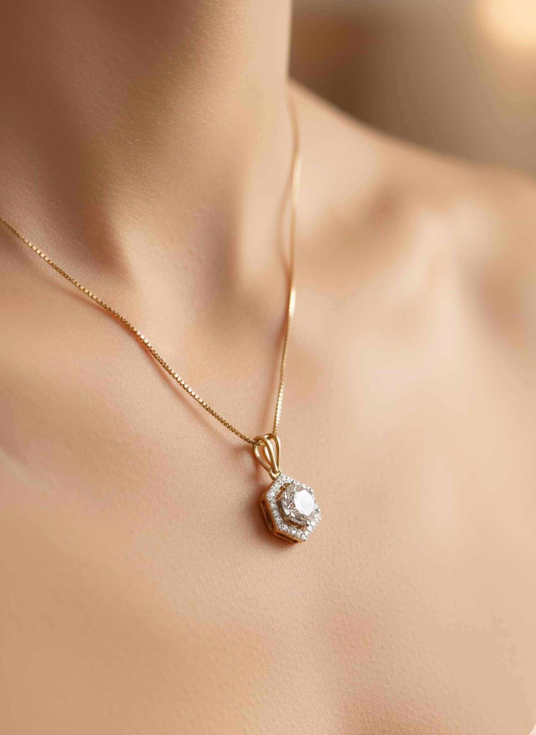 Luniera Elan Lab Diamond Pendant