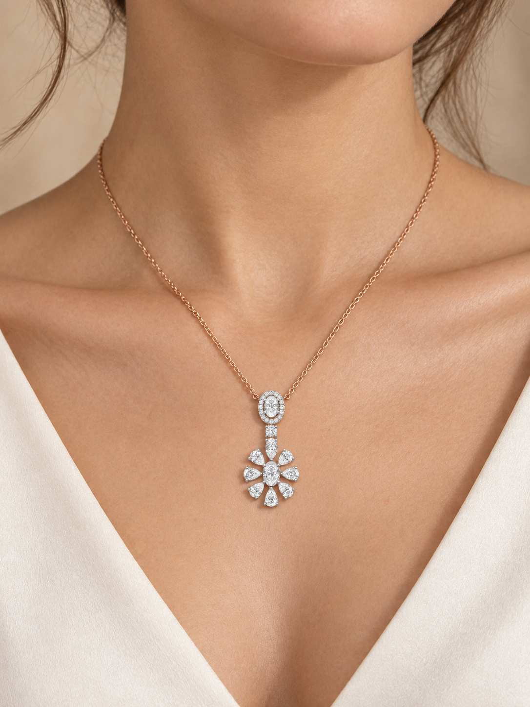 Nelveth Calorn Lab Grown Diamond Pendant