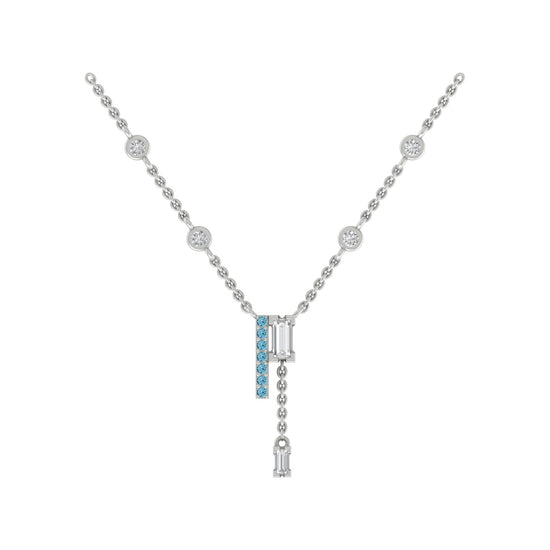 Hiaiva lab diamond pendant design for women
