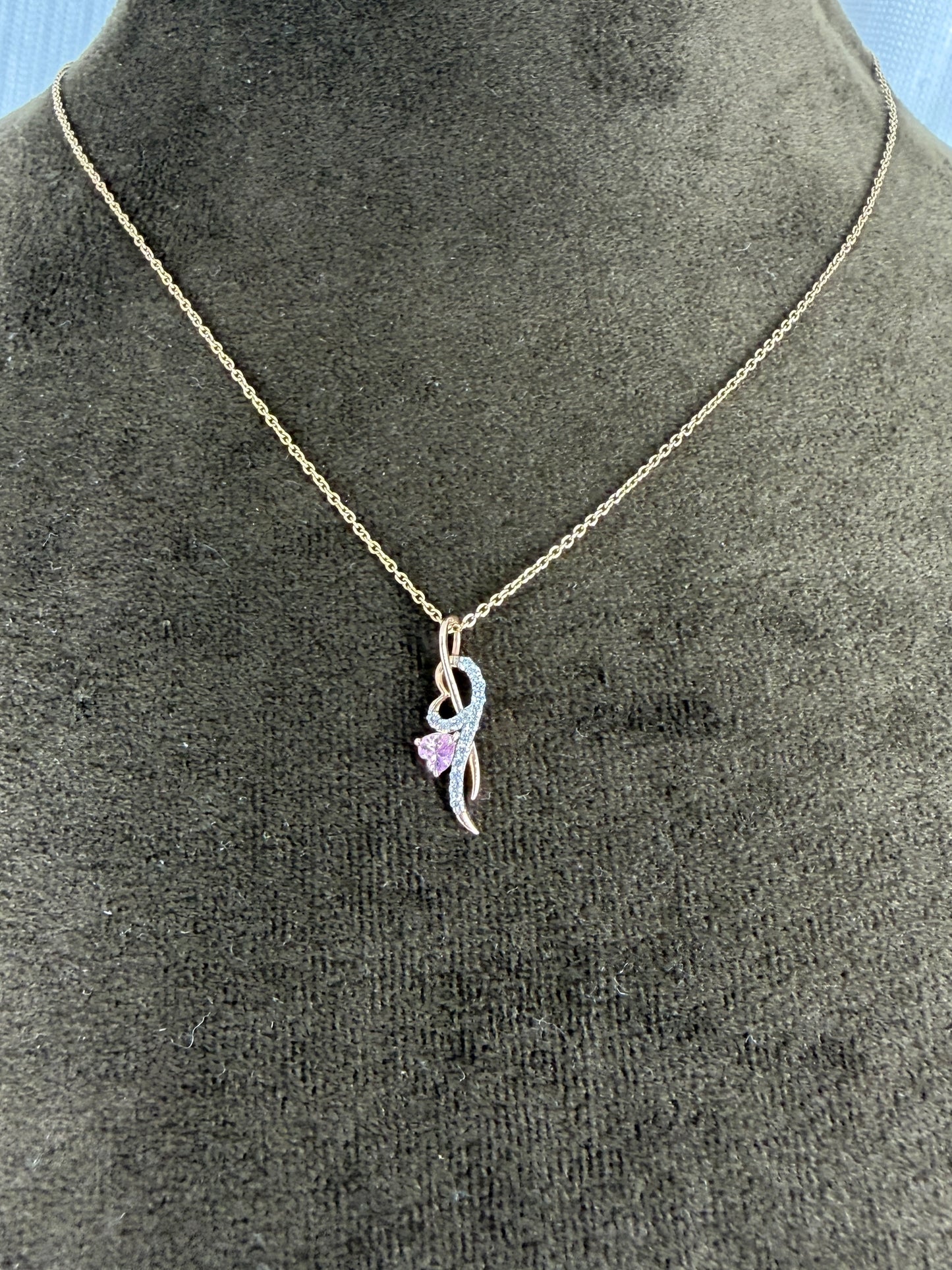 Lunar Bloom Lab Diamond Pendant