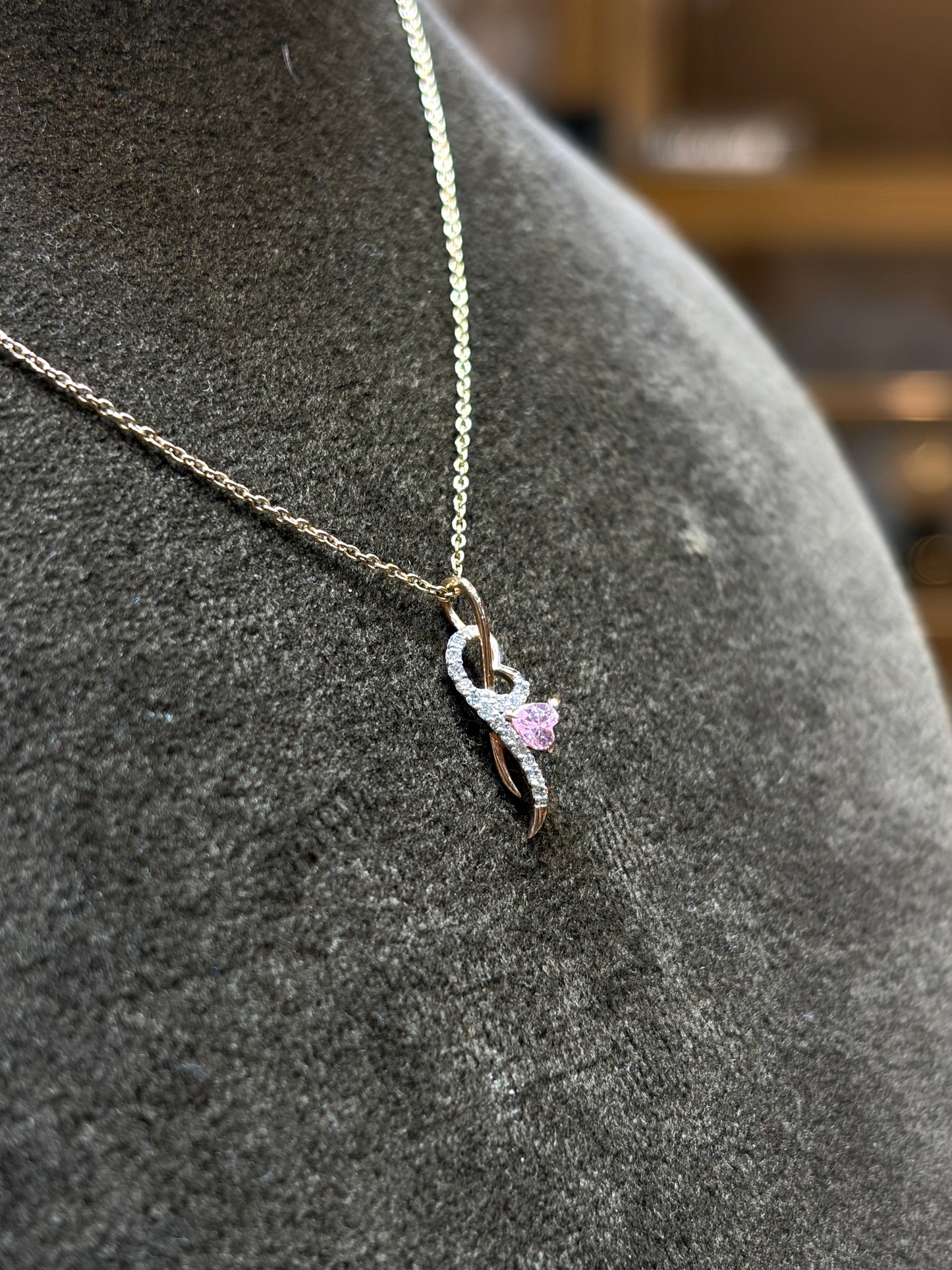 Lunar Bloom Lab Diamond Pendant