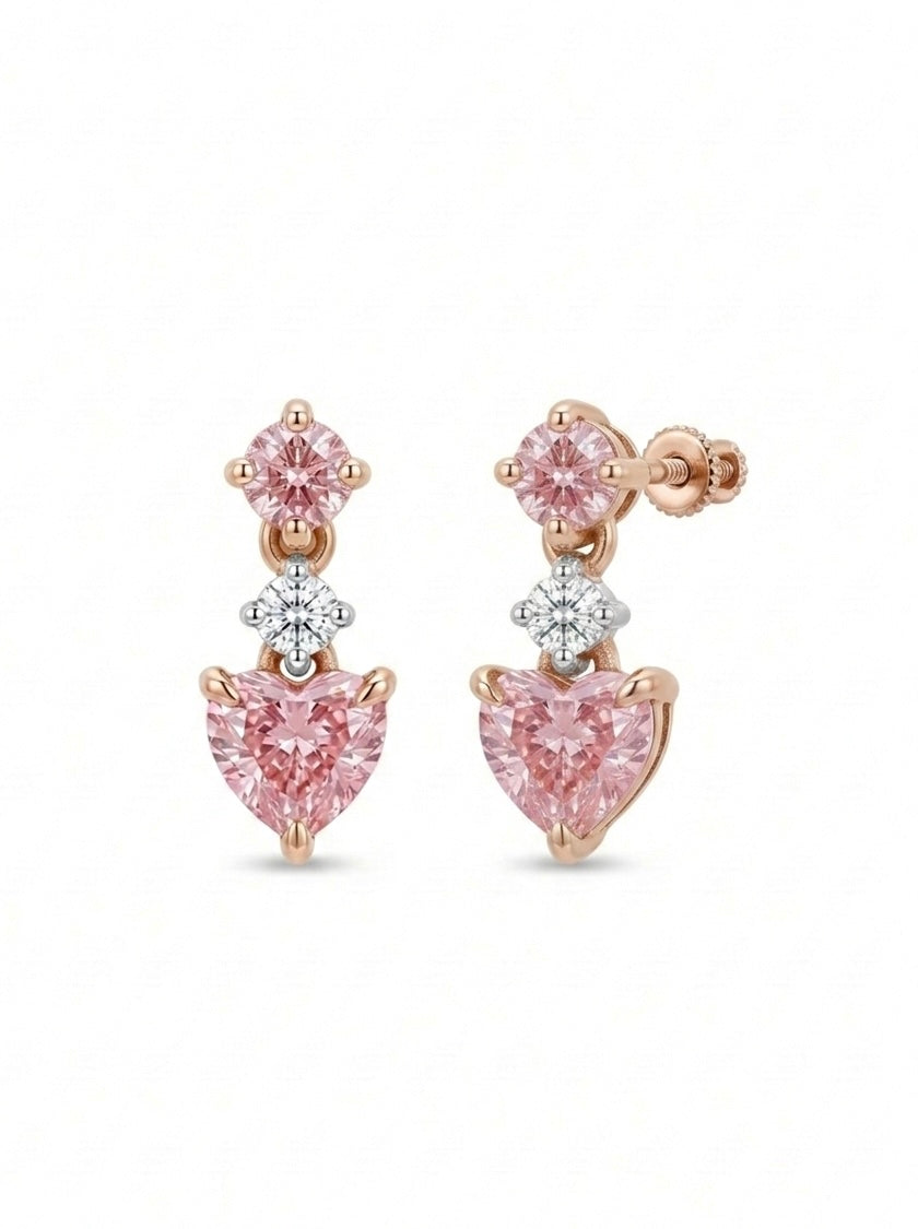 Elara Soleil Lab Diamond Earring - Fiona Diamonds - Fiona Diamonds