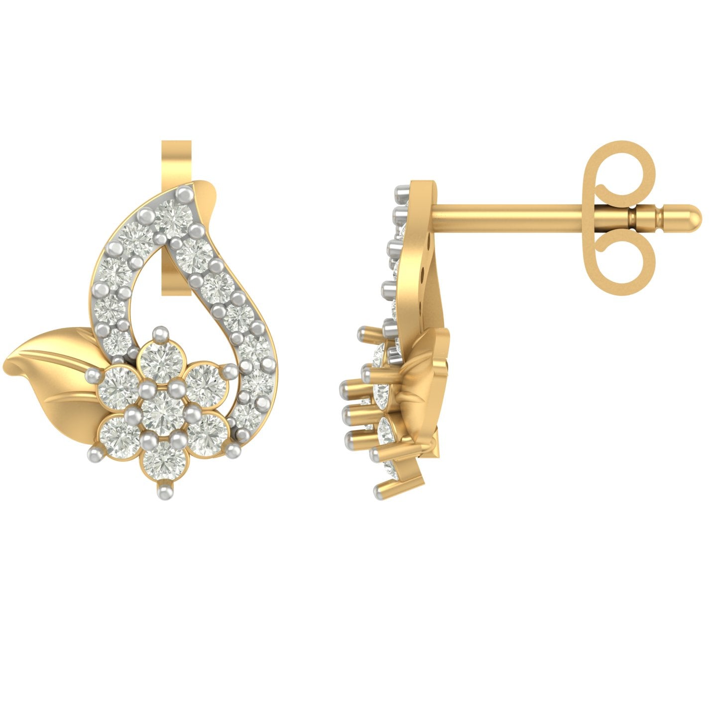 Dazz modern lab diamond earrings design