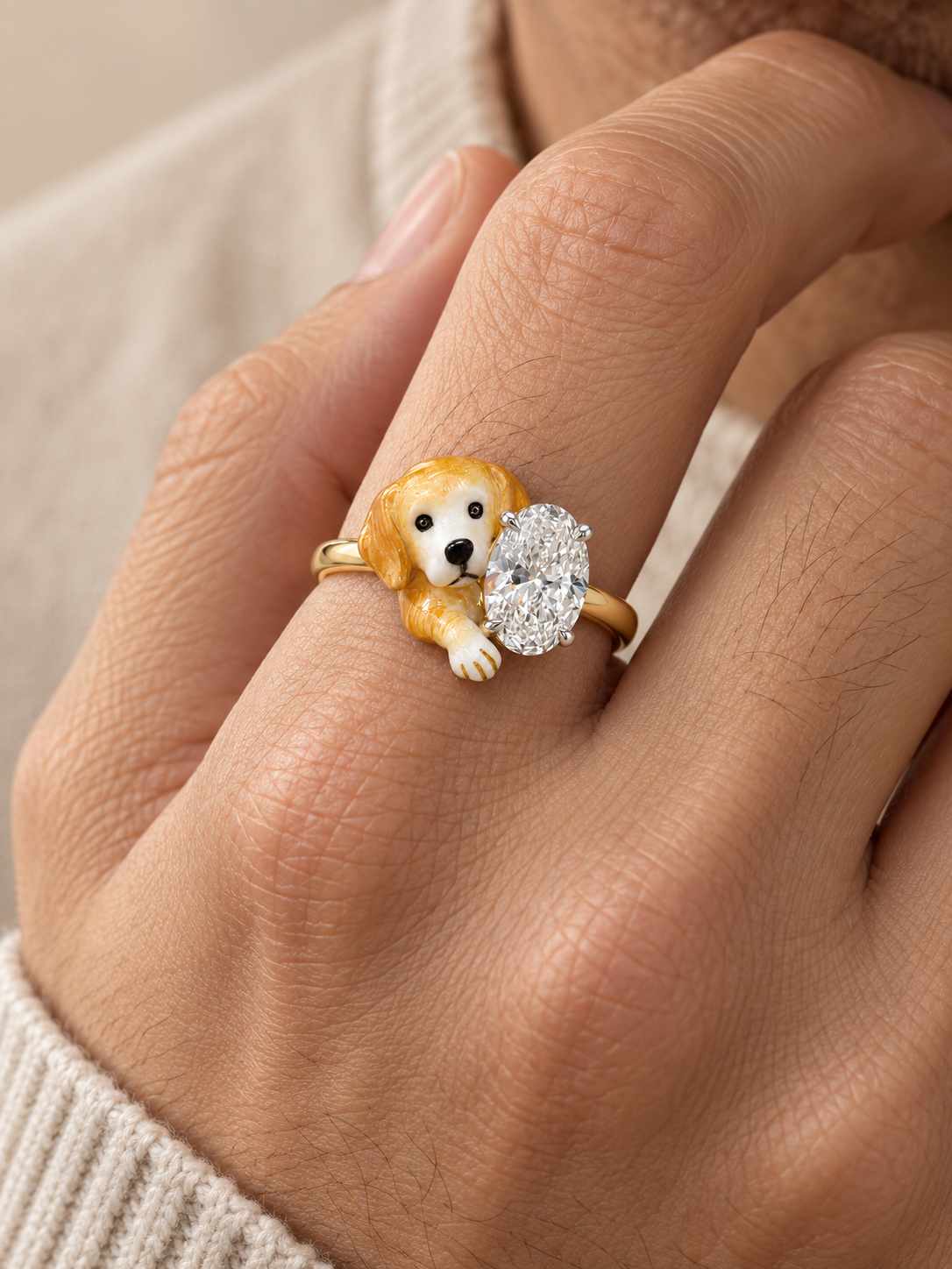 Miraen Drolith Lab Grown Diamond Ring