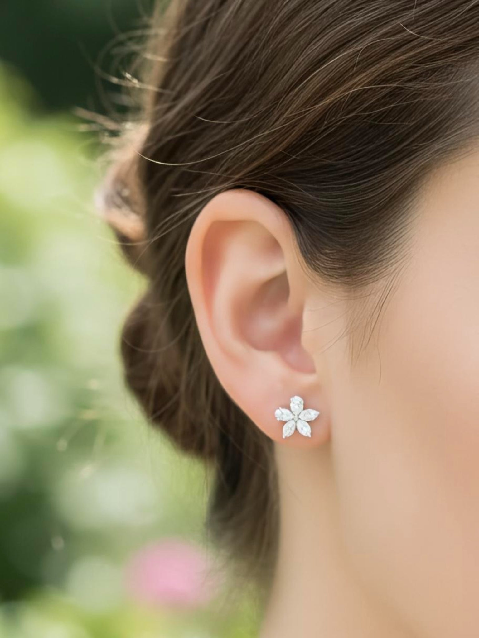 Lyrith Drop Lab Diamond Earring