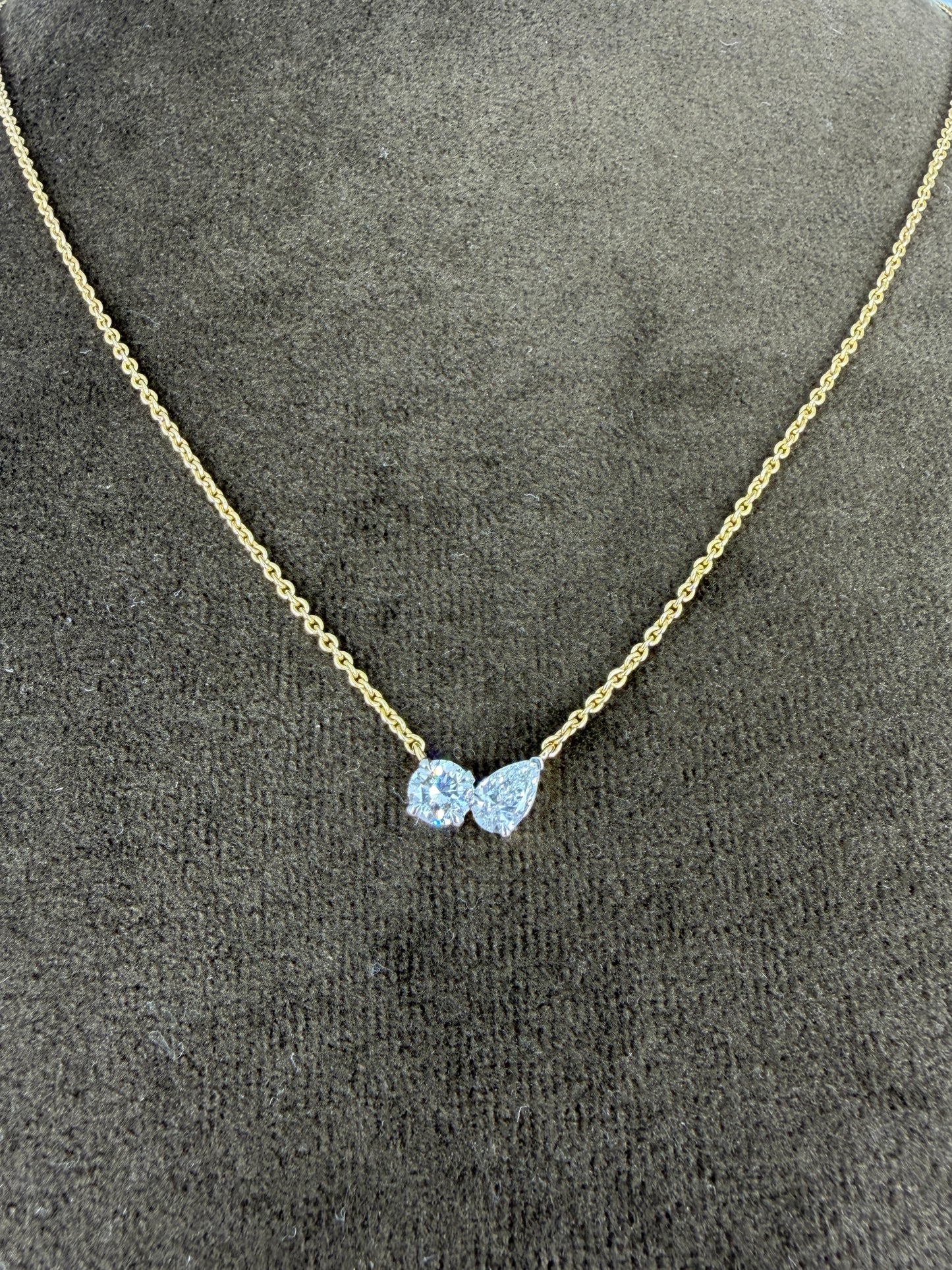 Serene Halo Lab Diamond Pendant
