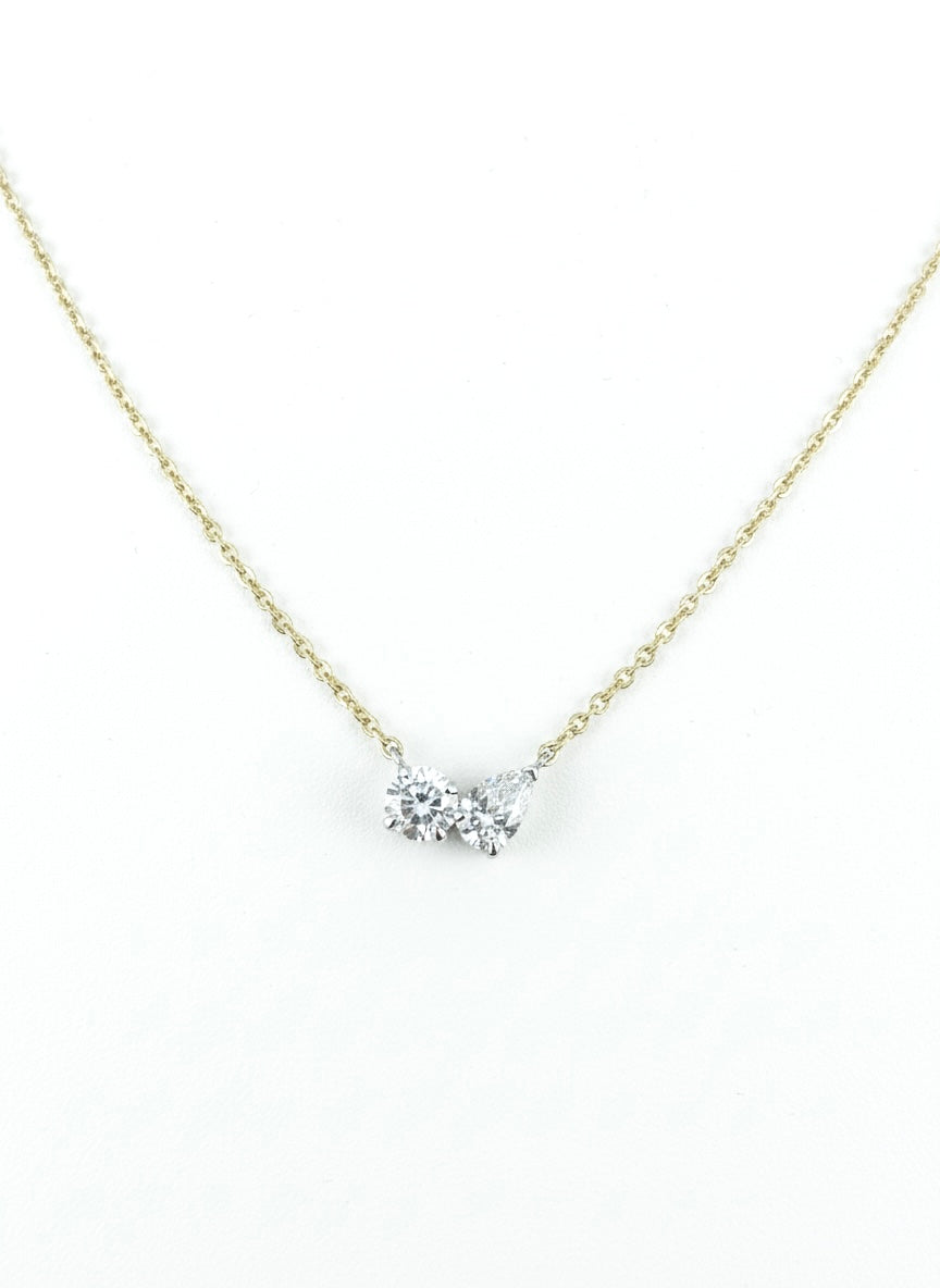 Serene Halo Lab Diamond Pendant