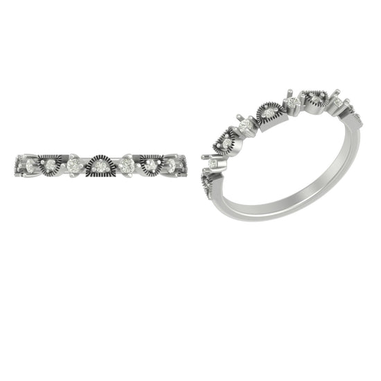 Nuvolo lab diamond ring for women
