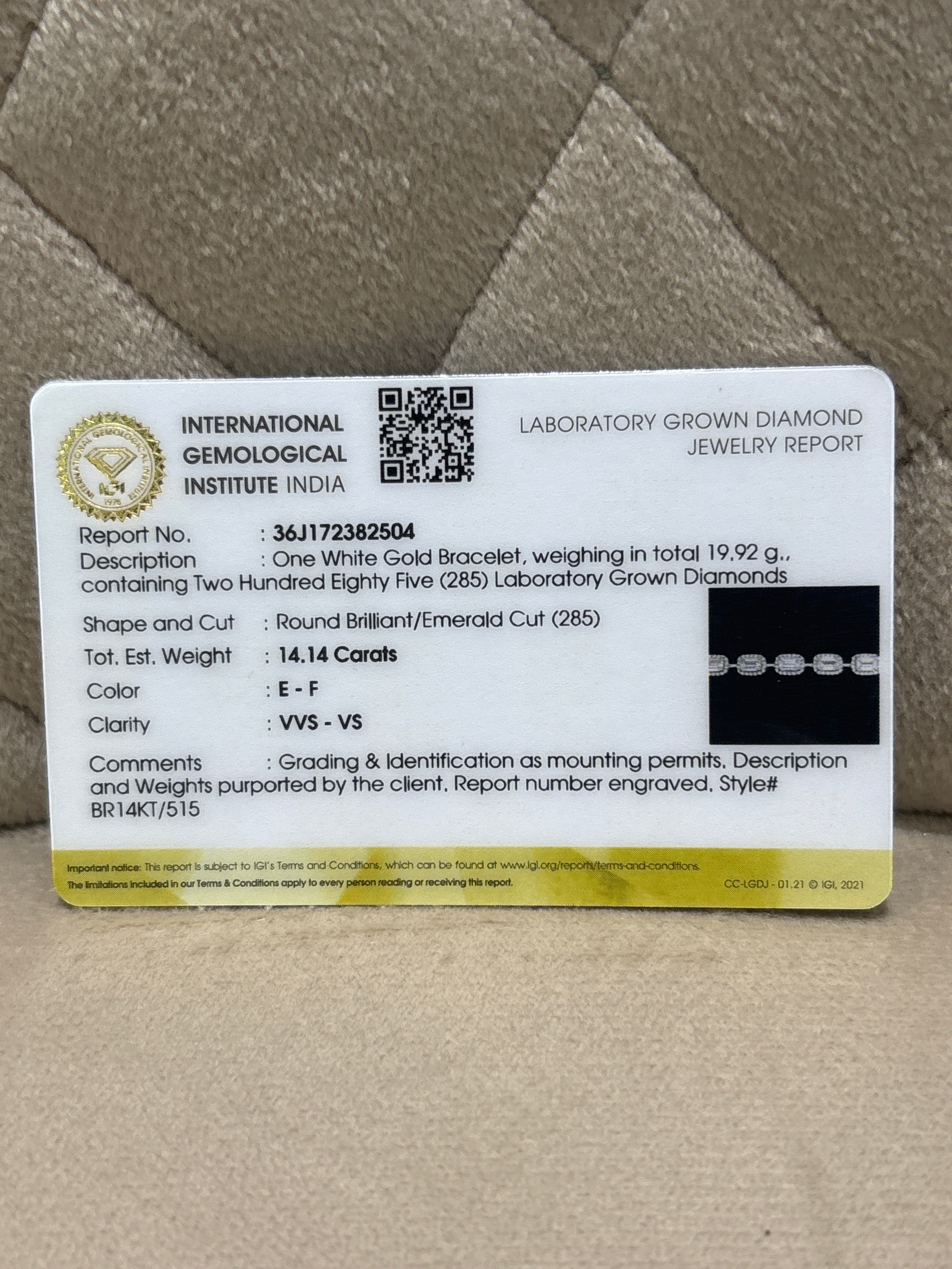 Lingling Lab Diamond Bracelet - Dainty Radiance