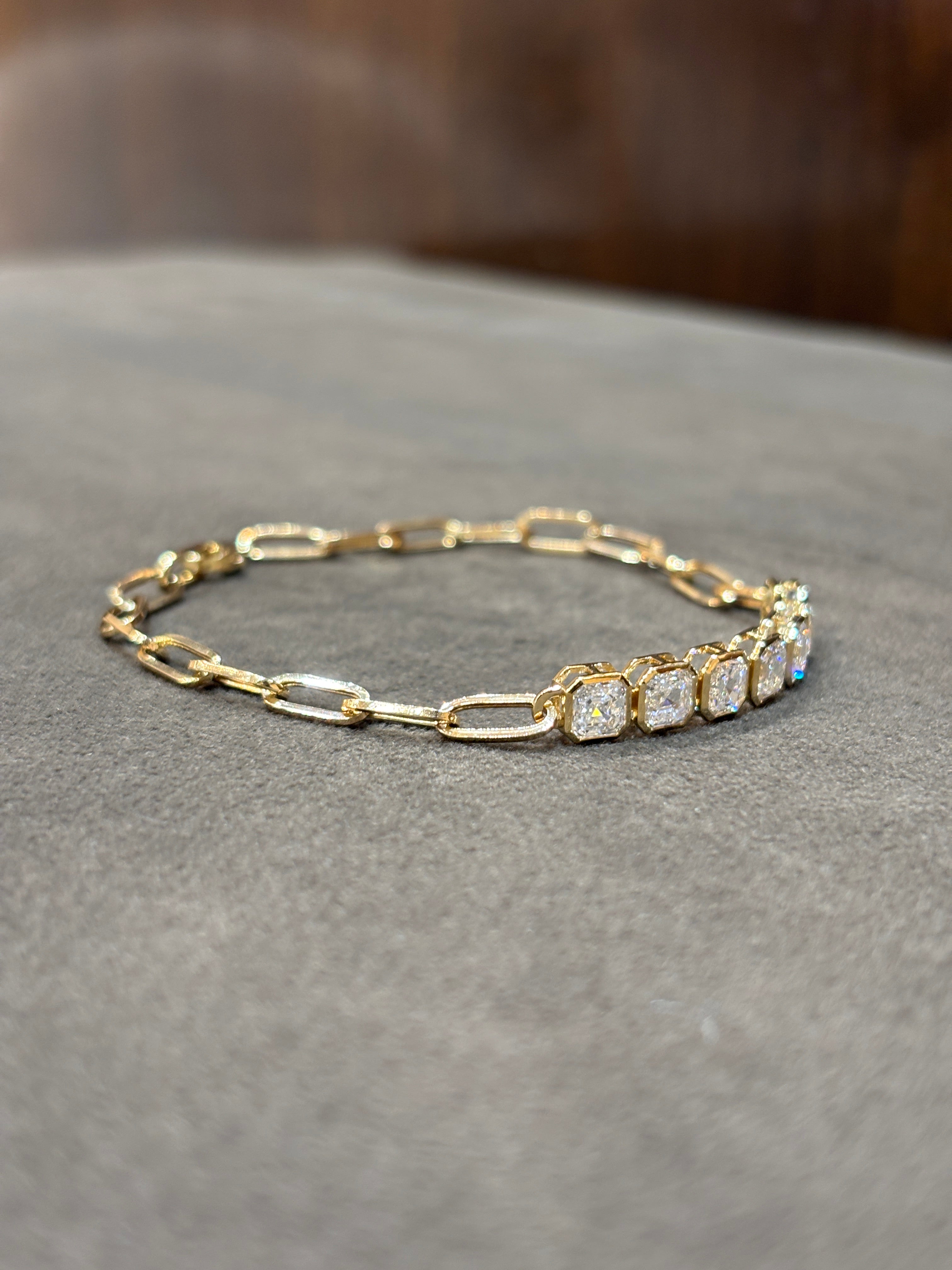 Zireva Linea Lab Diamond Bracelet