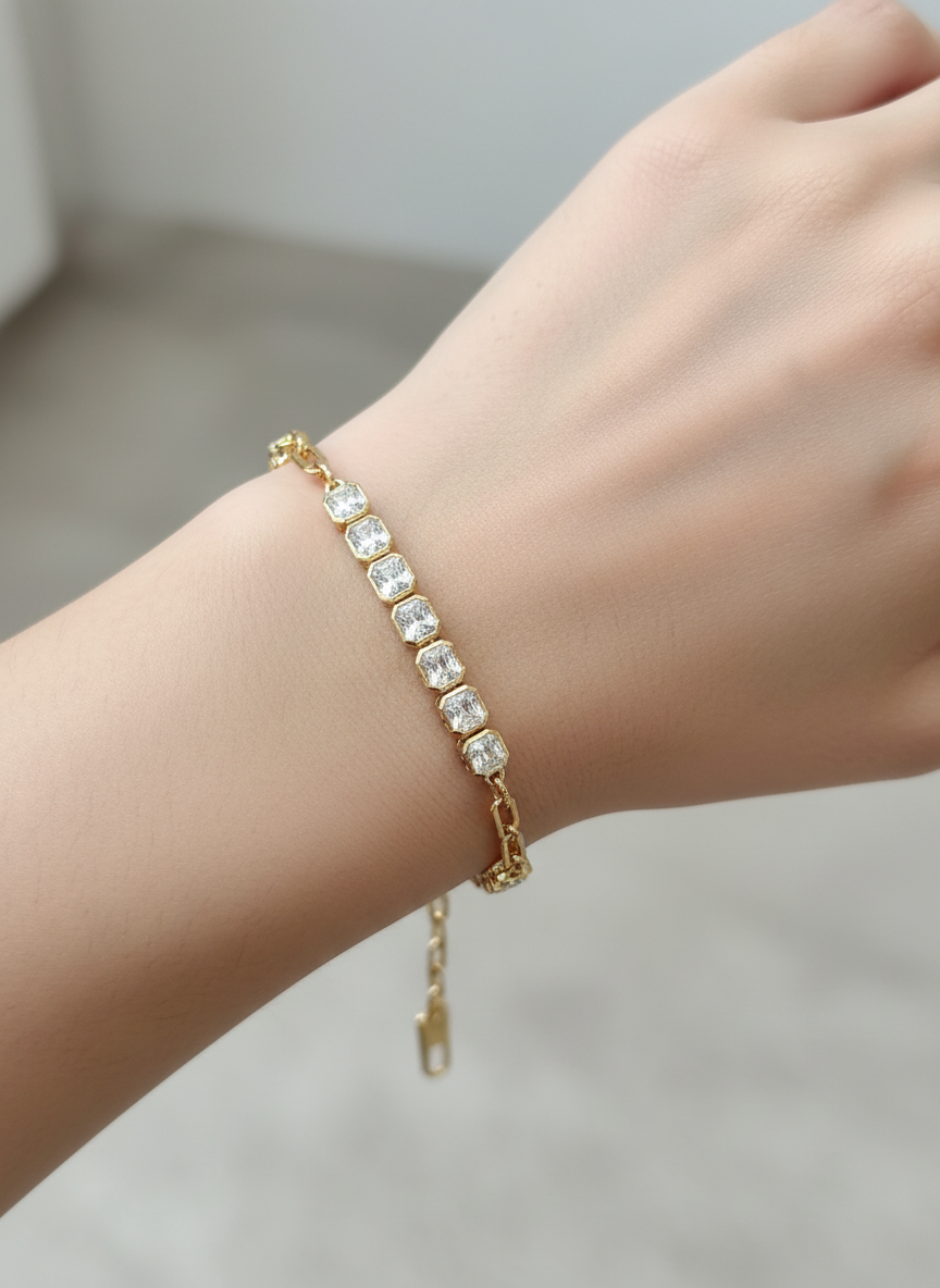 Zireva Linea Lab Diamond Bracelet