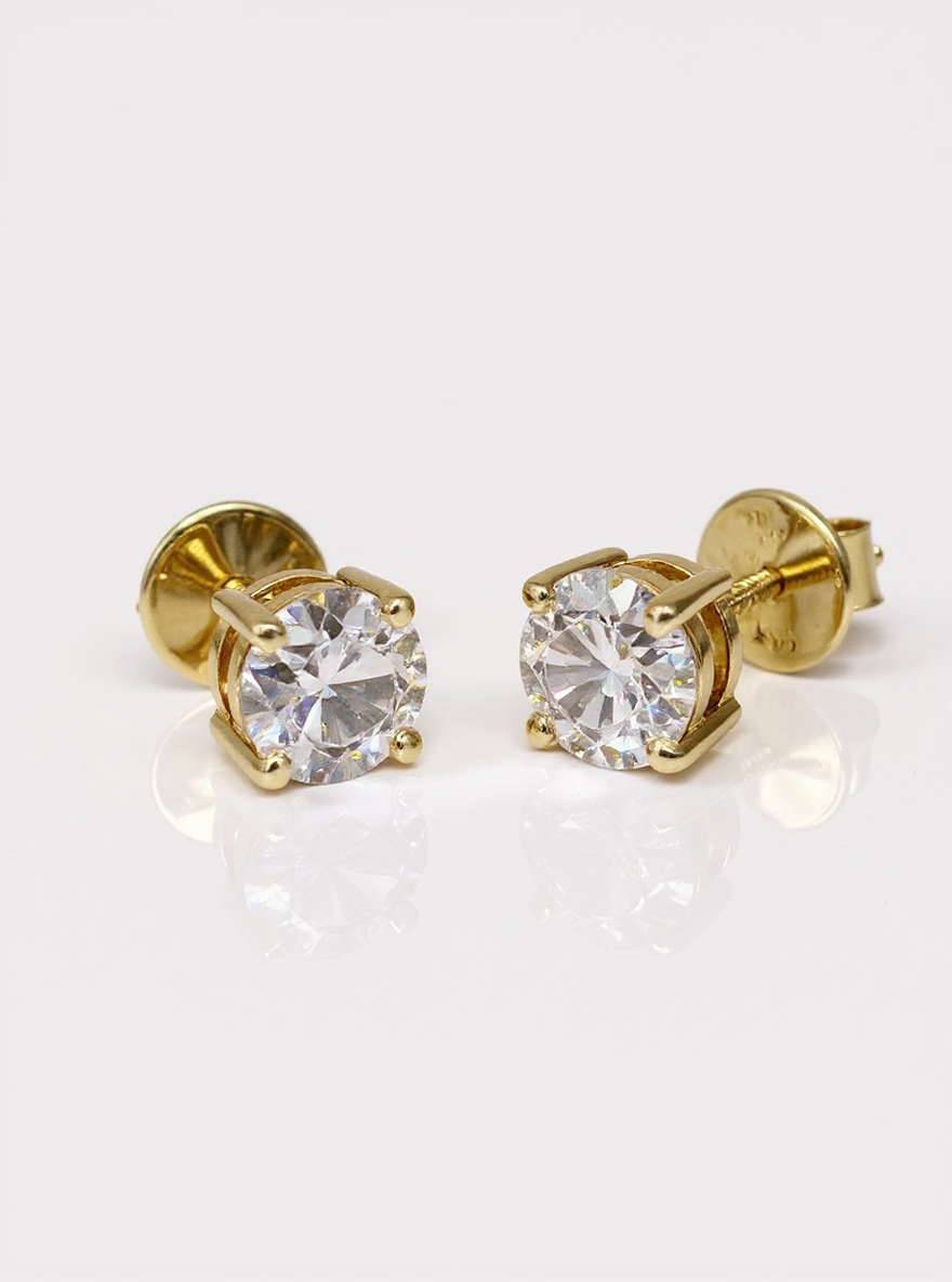Crystal Bloom Lab Diamond Earring