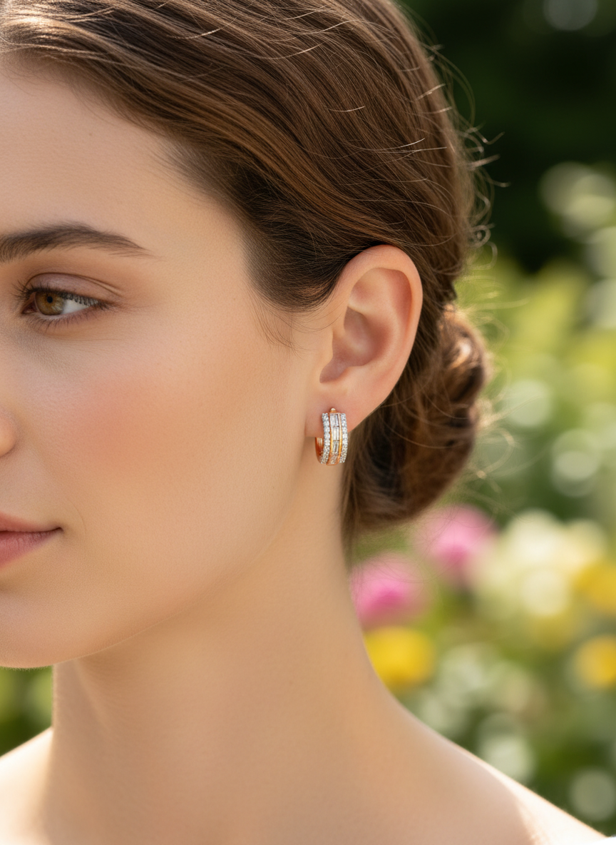 Avyxelle Drop Lab Diamond Earring