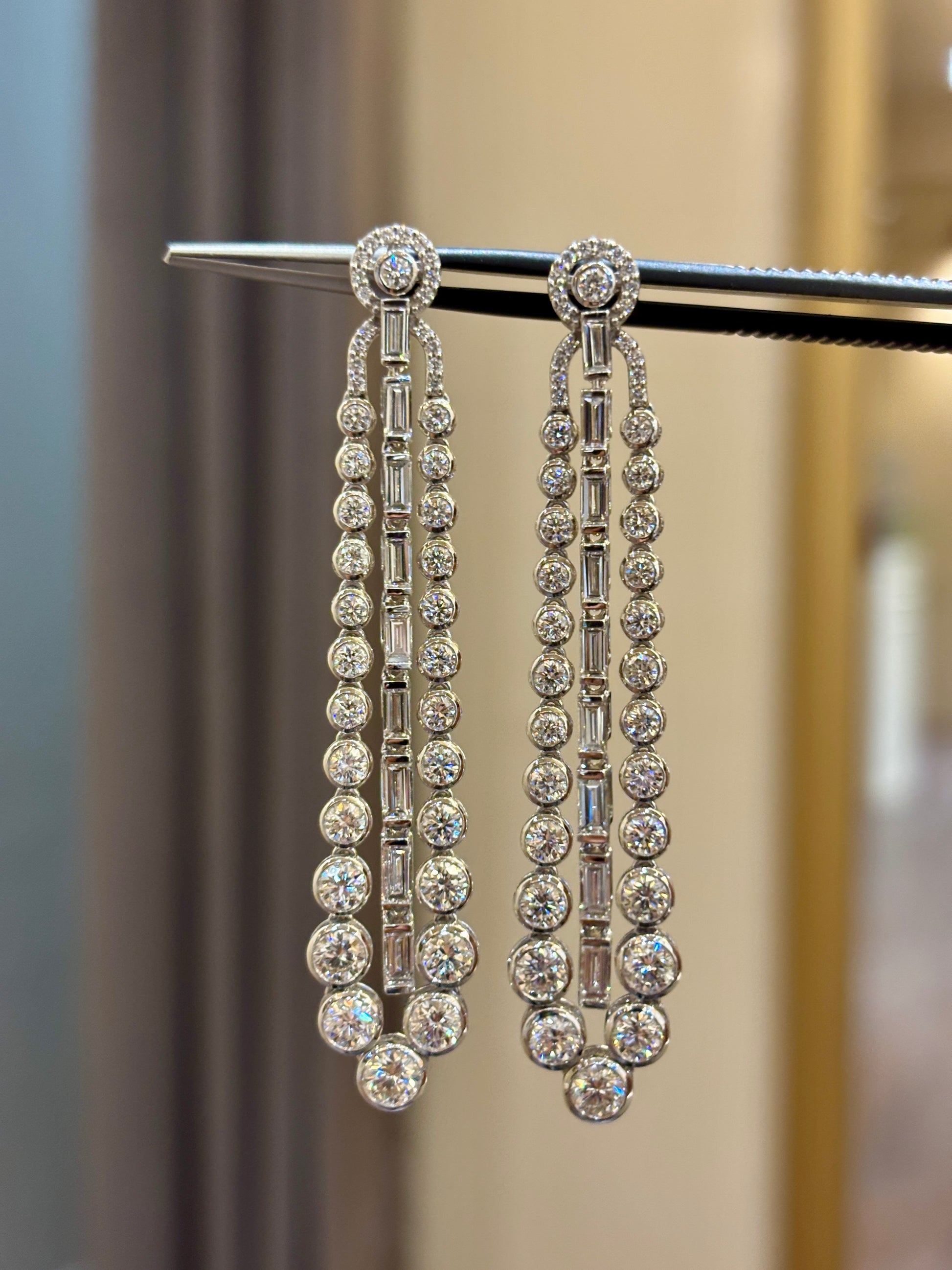 Orlissara Lab Diamond Dangler Earring