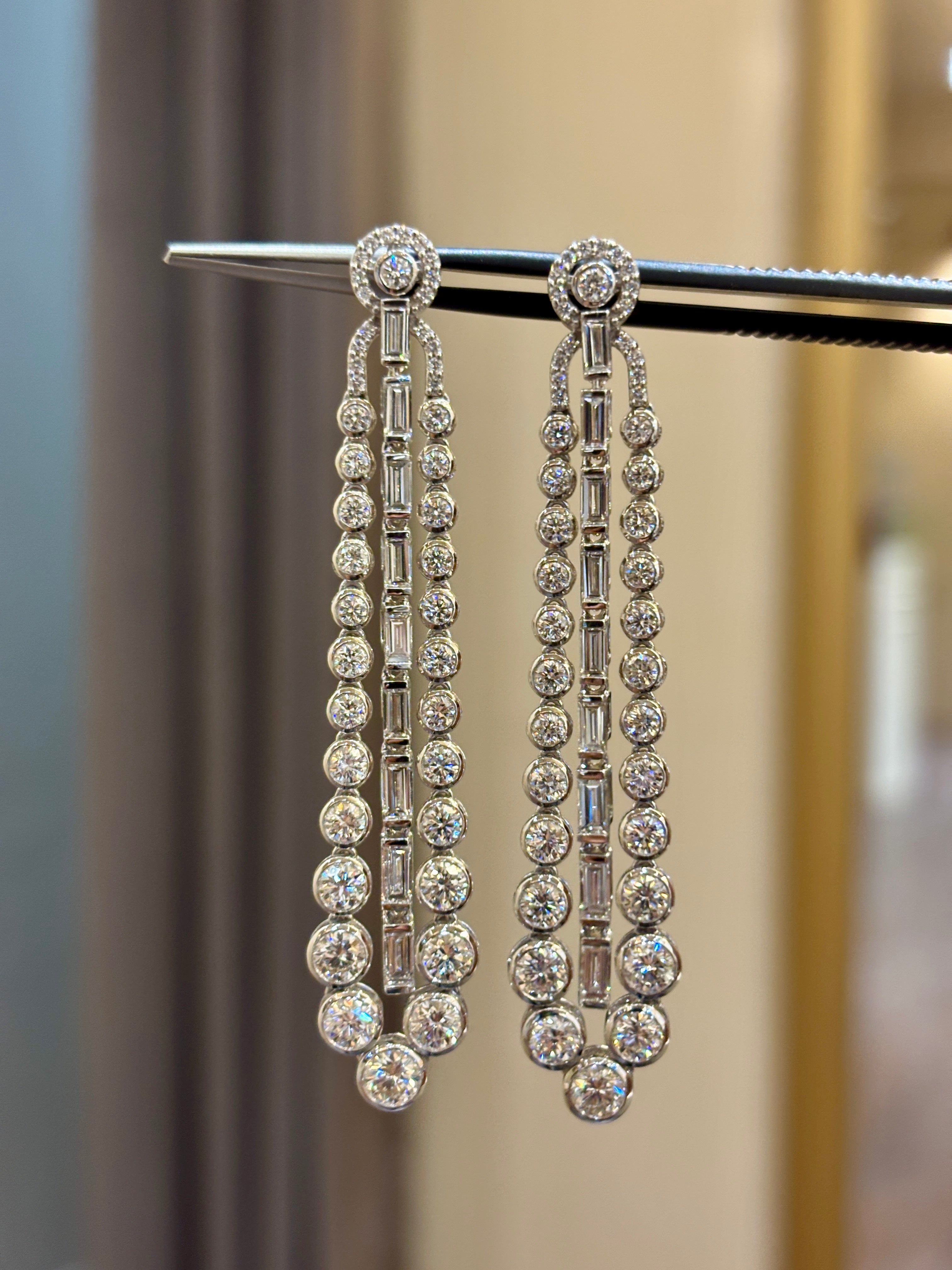 Orlissara Lab Diamond Dangler Earring