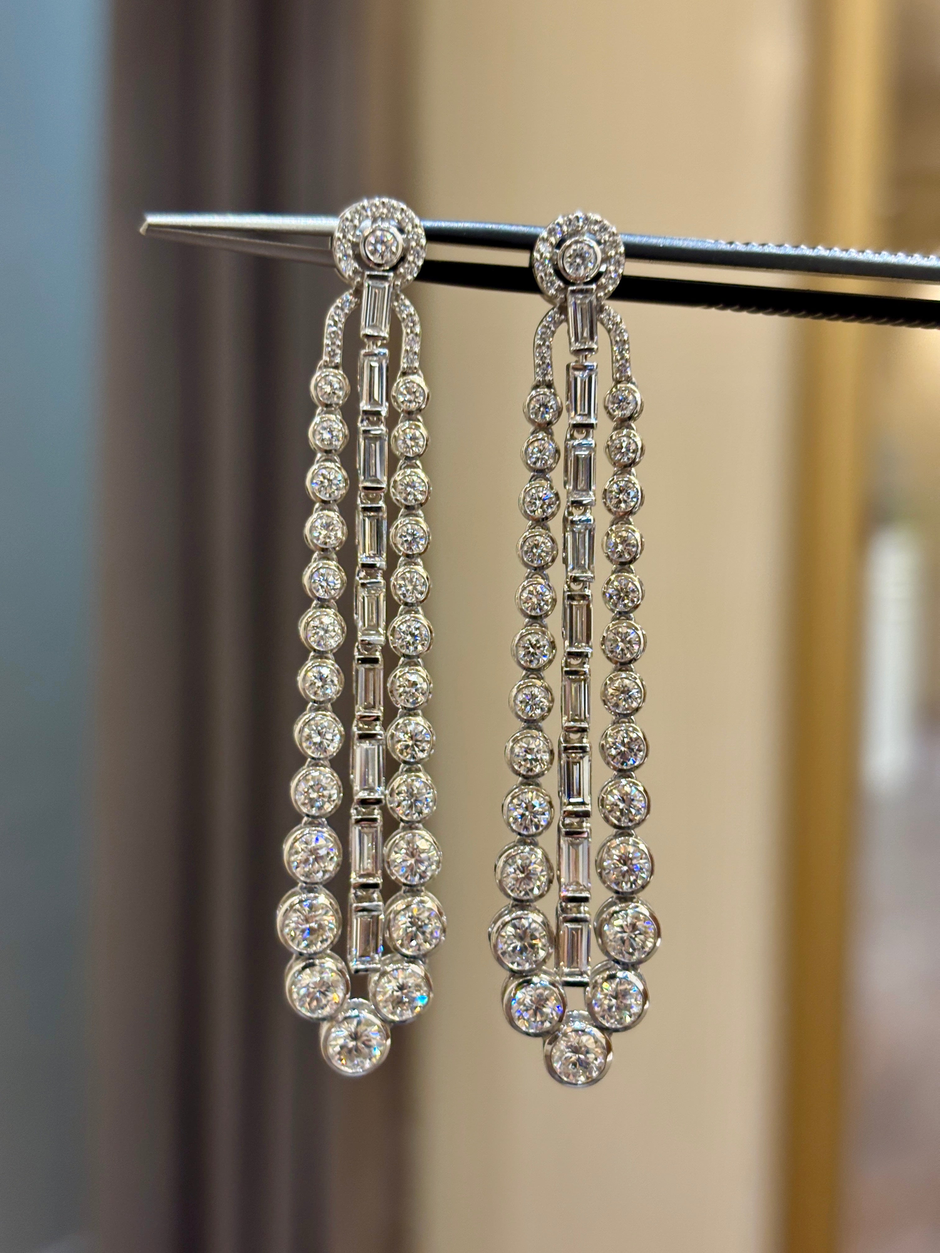 Orlissara Lab Diamond Dangler Earring