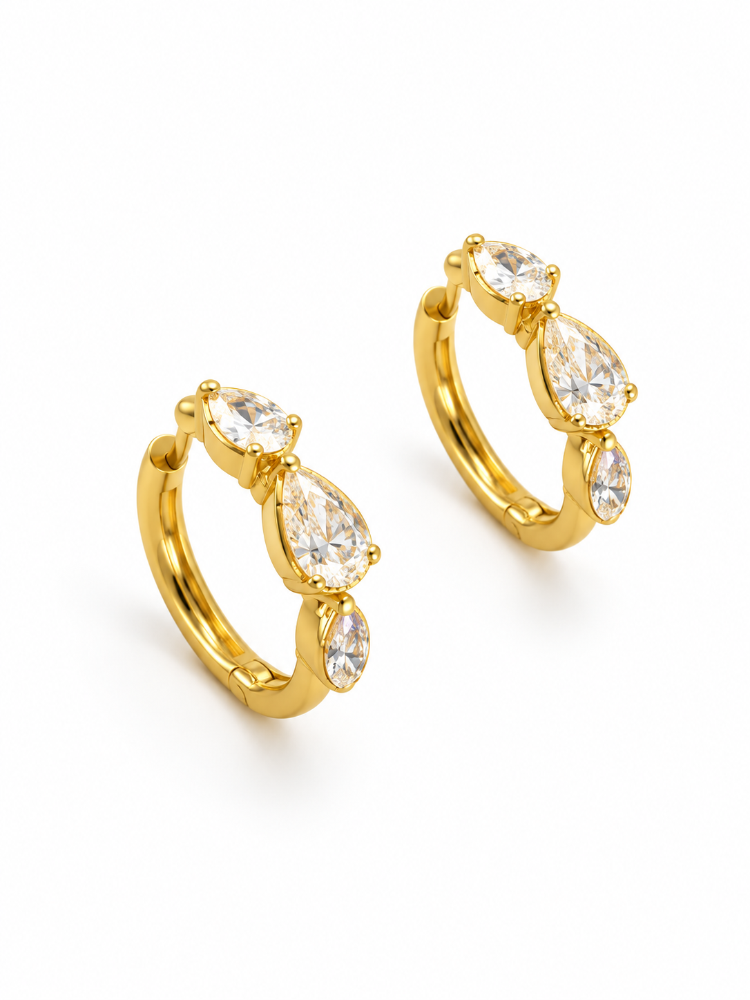 Eva Sequin Lab Diamond Earrings