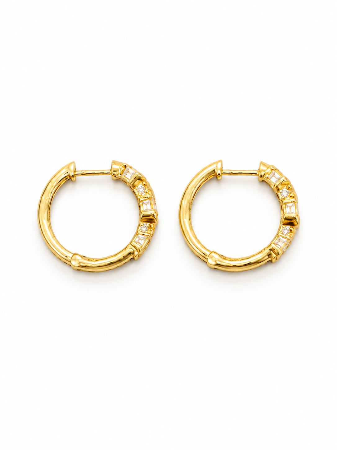 Eva Sequin Lab Diamond Earrings
