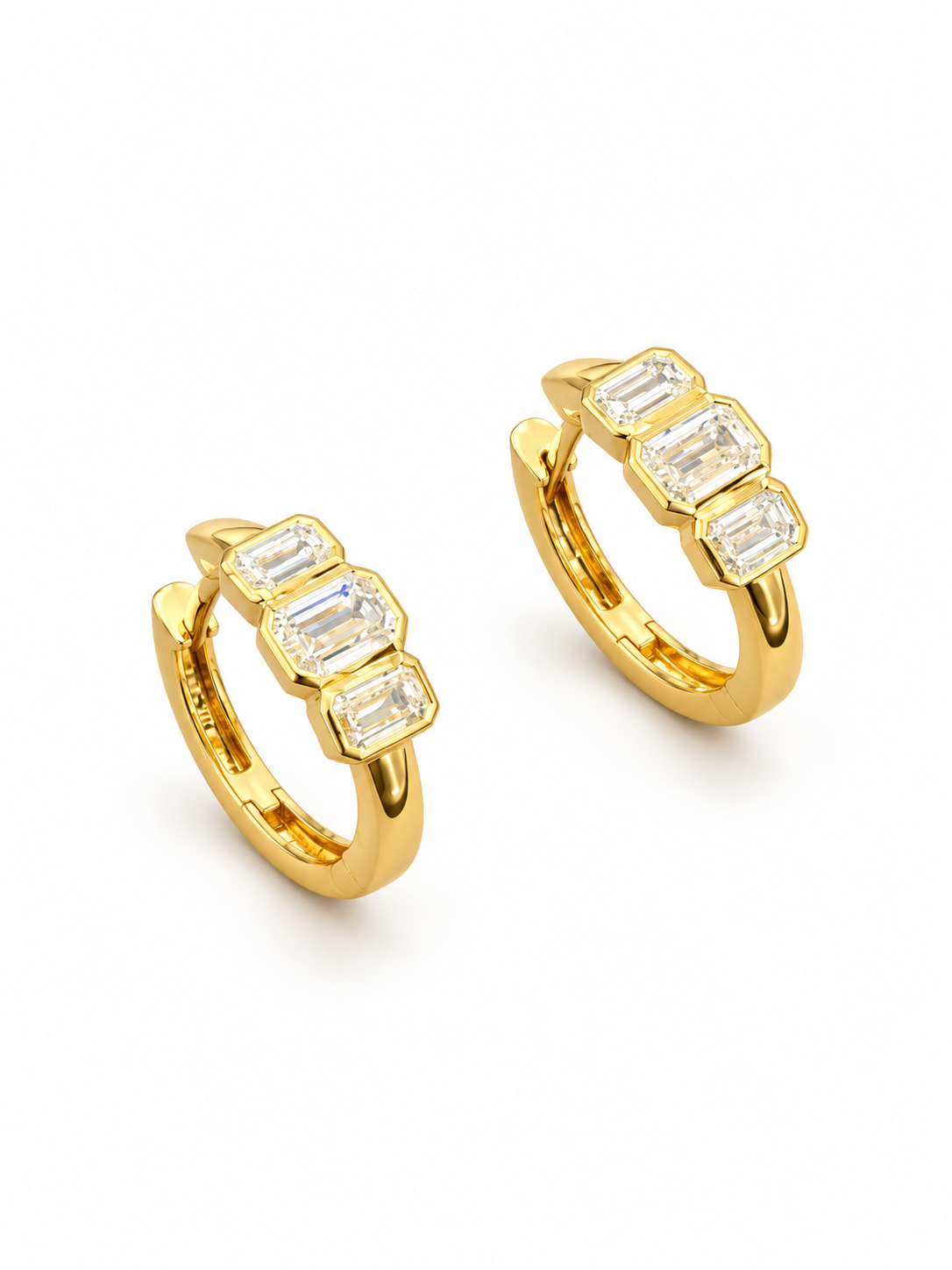 Isabella Emblem Lab Diamond Earrings