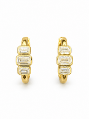 Isabella Emblem Lab Diamond Earrings