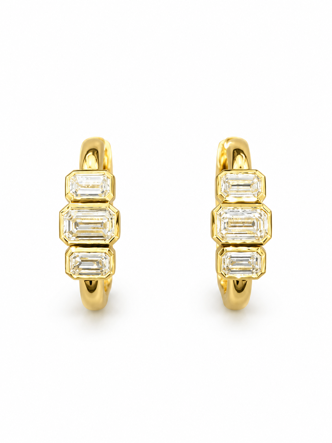 Isabella Emblem Lab Diamond Earrings