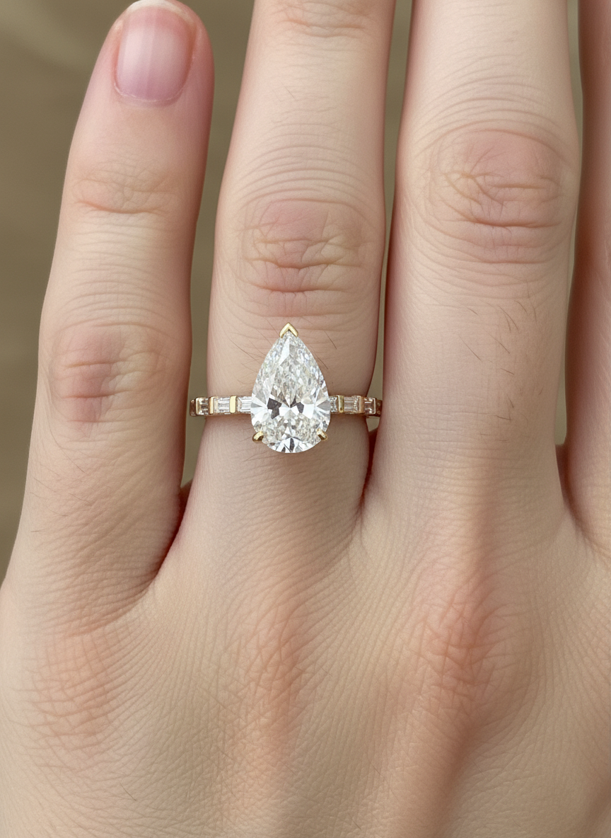 Calyssa Rayne Lab Diamond Ring