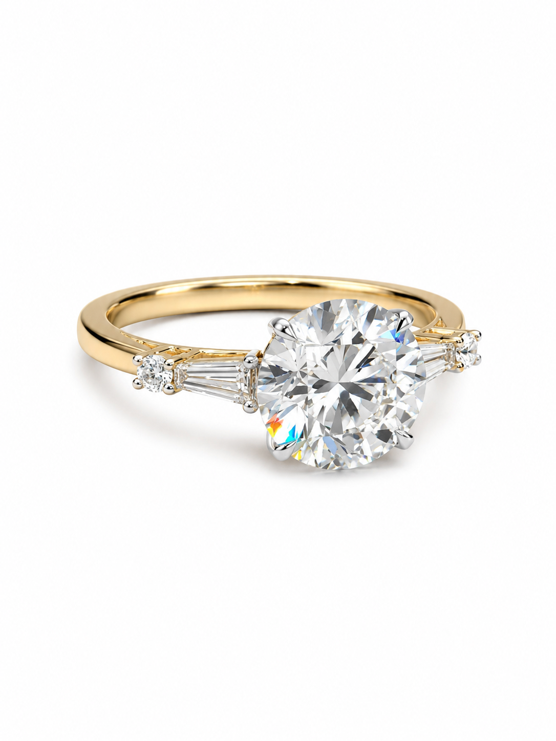 Vivienne Lab Diamond Three Stone Ring