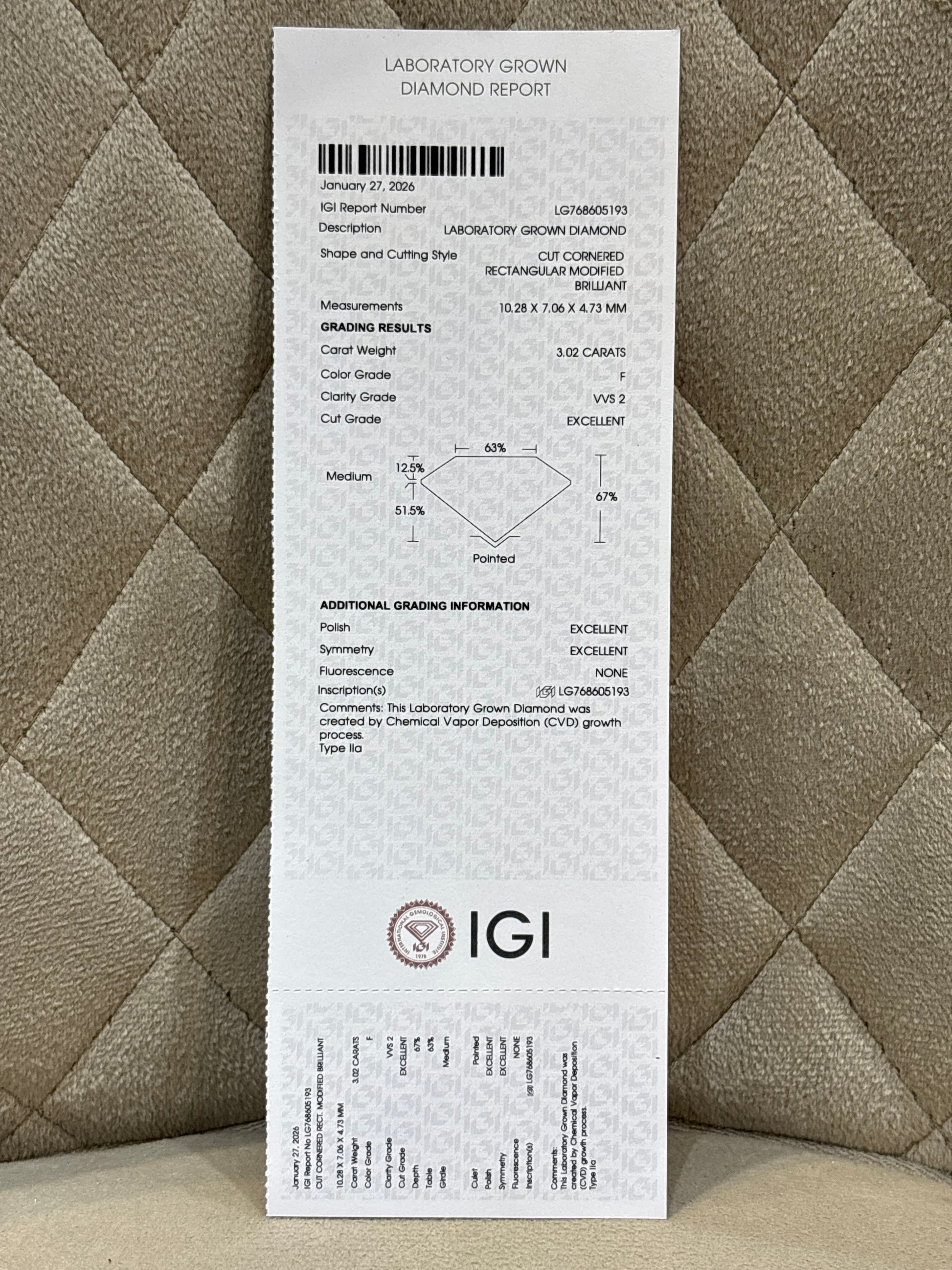 Virella Skye Lab Diamond Ring