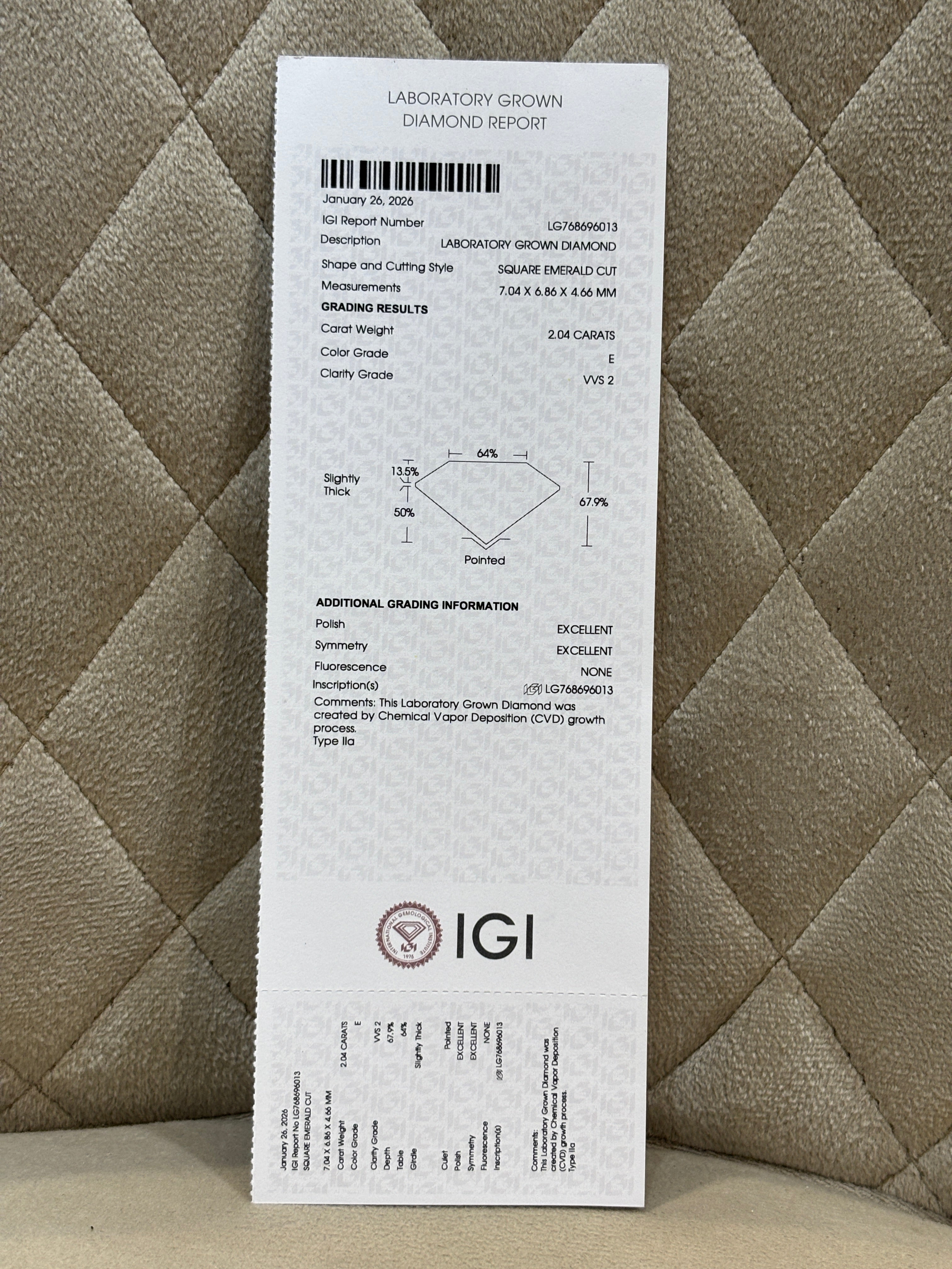 Lunara Vale Lab Diamond Ring