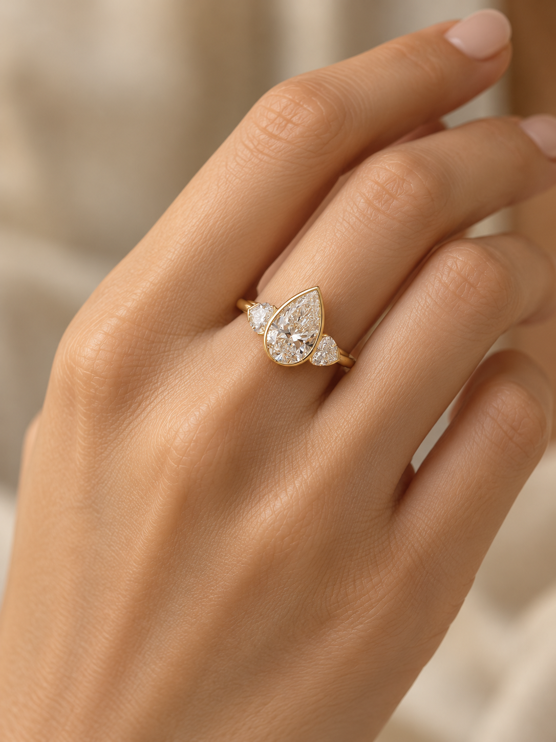 Oona Arc Lab Diamond Ring