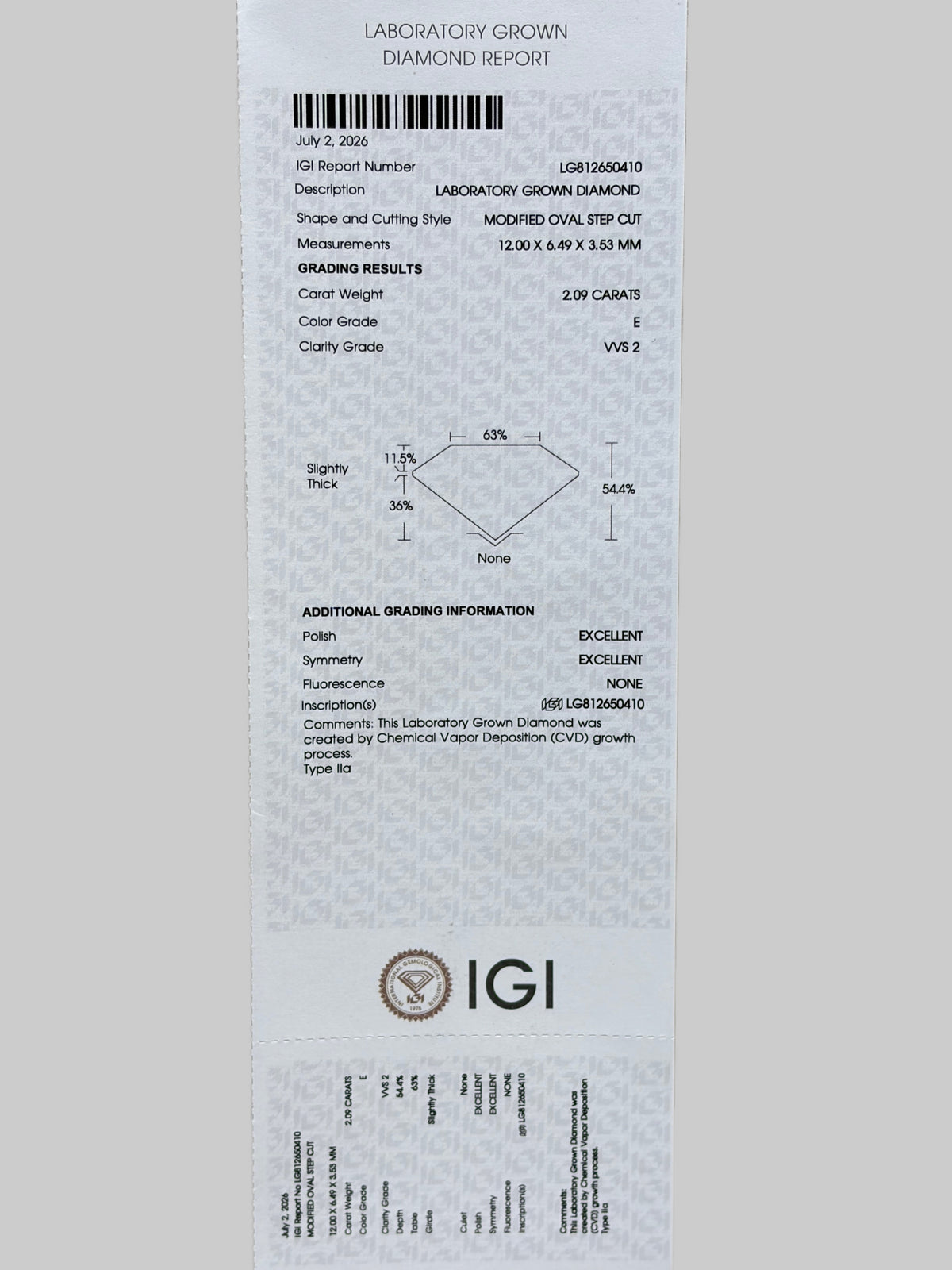 Zelveth Oran Lab Grown Diamond Ring