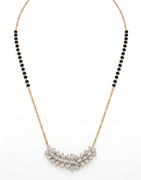 Halcyon Rise Pear Lab Diamond Mangalsutra in 14K Yellow Gold by Fiona Diamonds