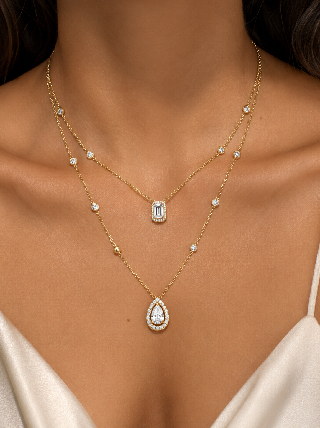Solmira Dusk Lab Diamond Necklace