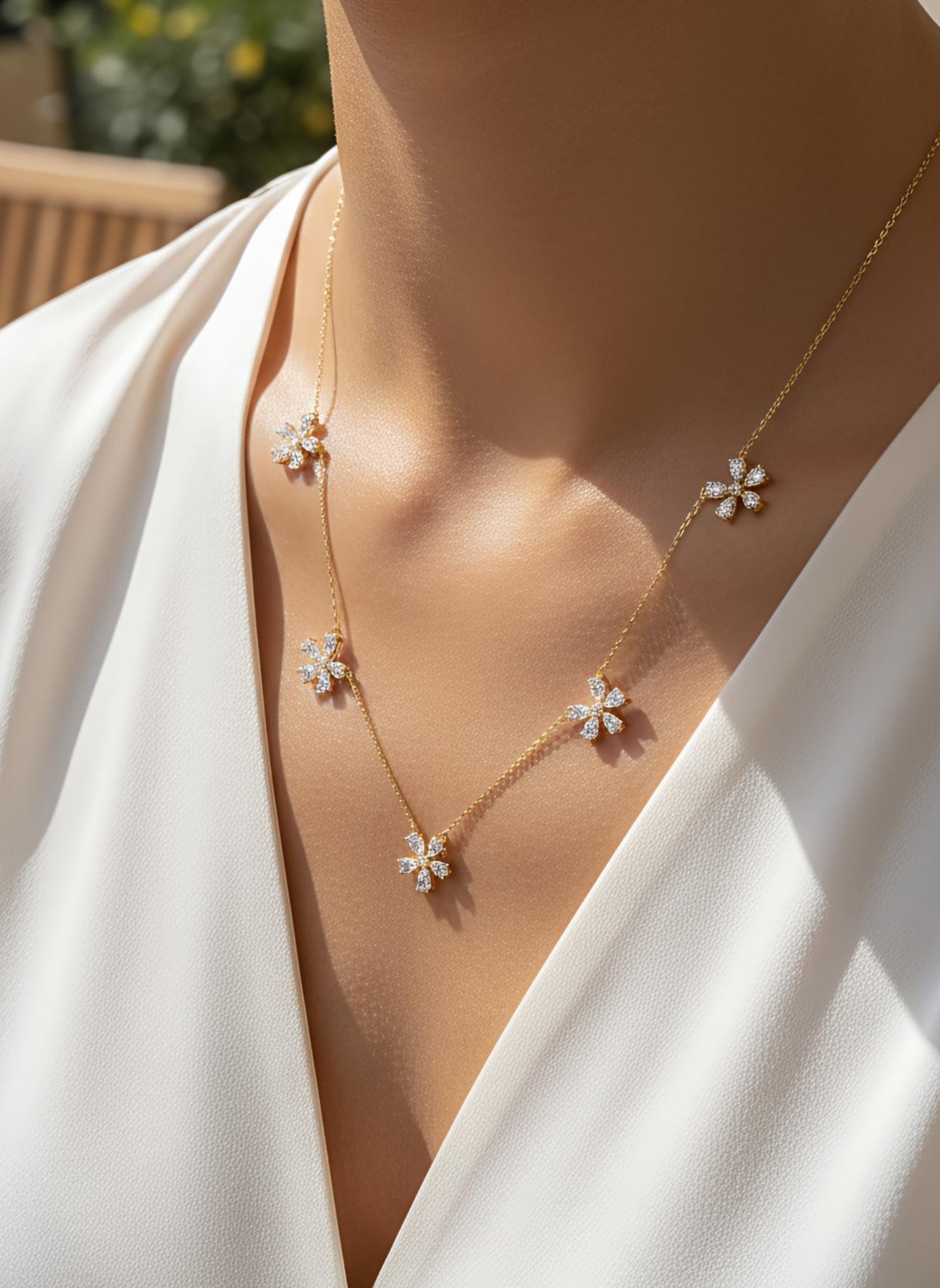 Avorixa Strand Lab Diamond Necklace