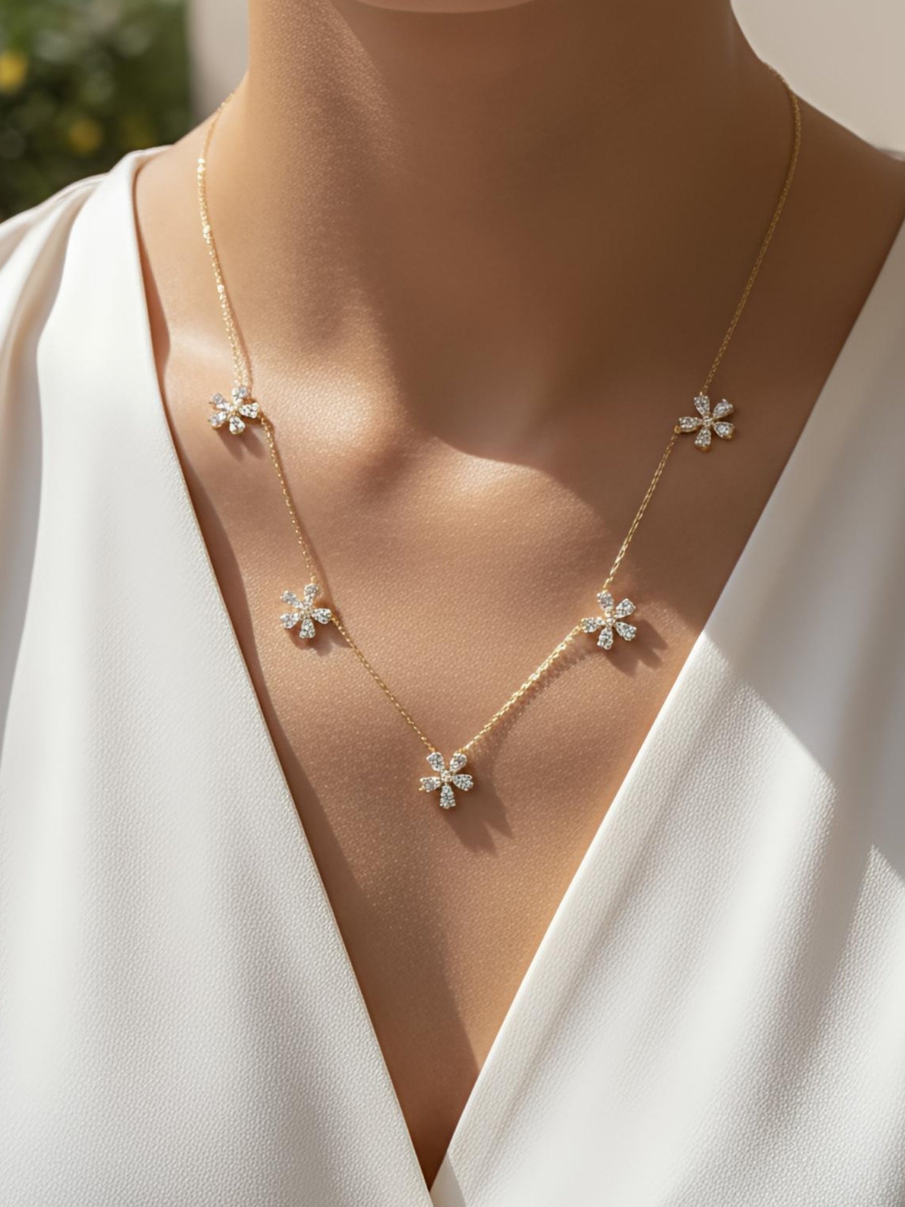 Avorixa Strand Lab Diamond Necklace