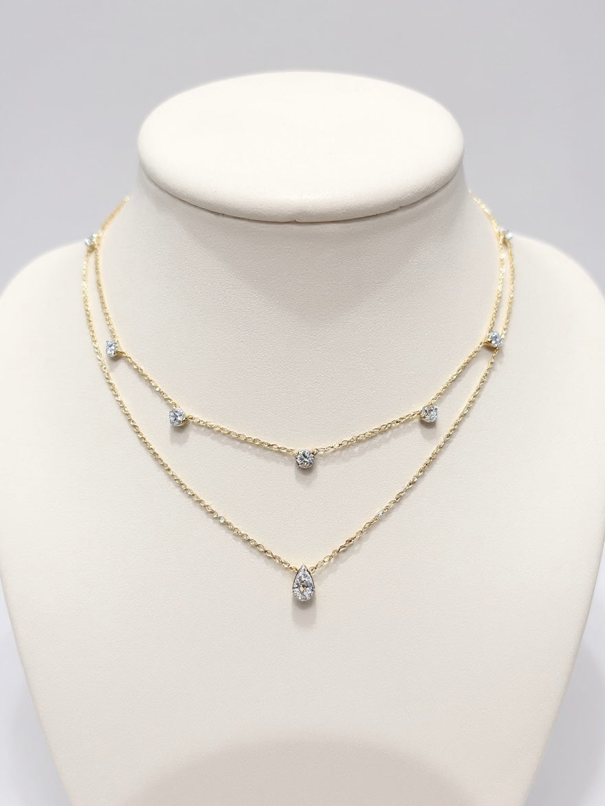 Serene Echo Lab Diamond Pendant