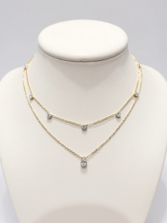 Serene Echo Lab Diamond Pendant