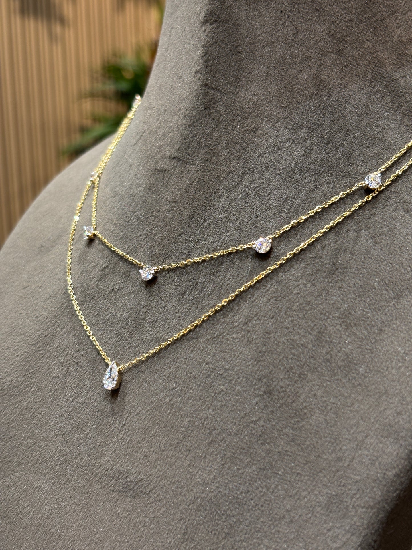 Serene Echo Lab Diamond Pendant