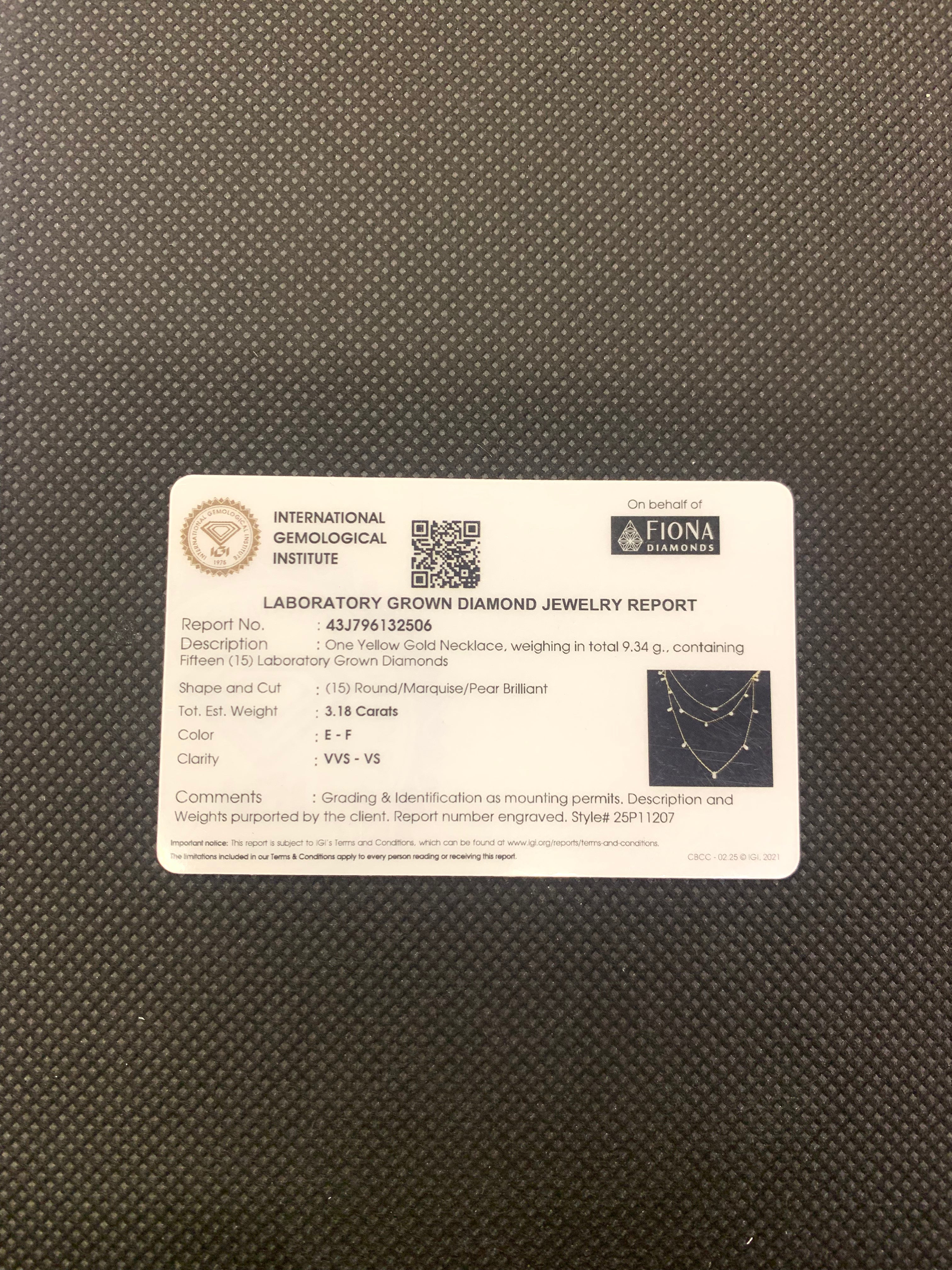 Isla Trace Lab Diamond Necklace